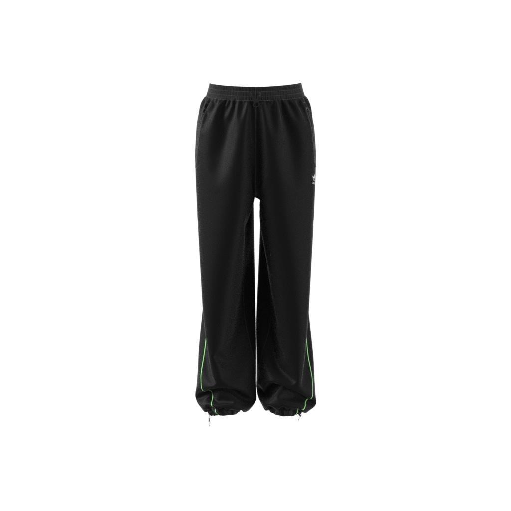 Loose Parachute Trousers, Black, A901_ONE, large image number 6