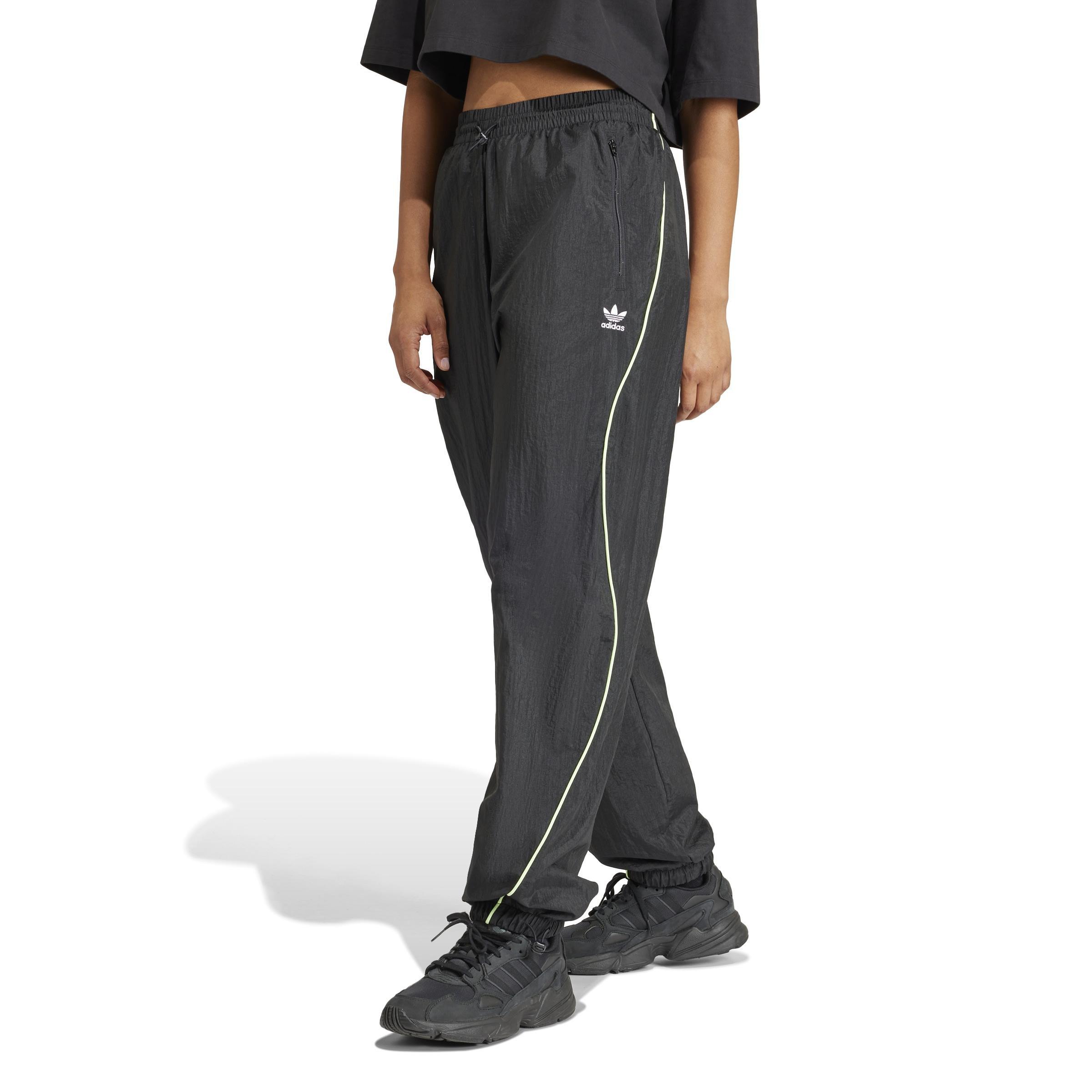 Loose Parachute Trousers, Black, A901_ONE, large image number 11