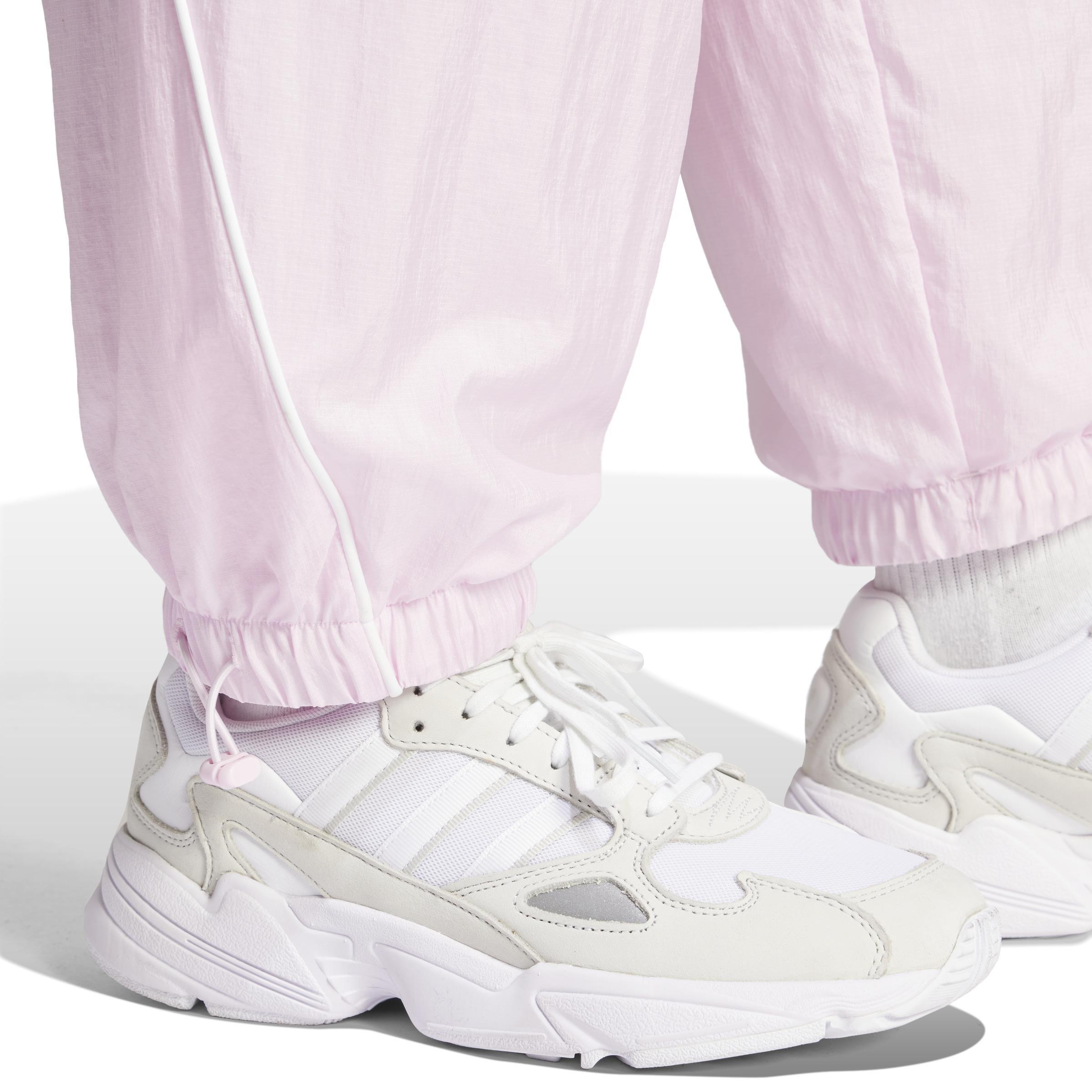 Loose Parachute Trousers, Pink, A901_ONE, large image number 4