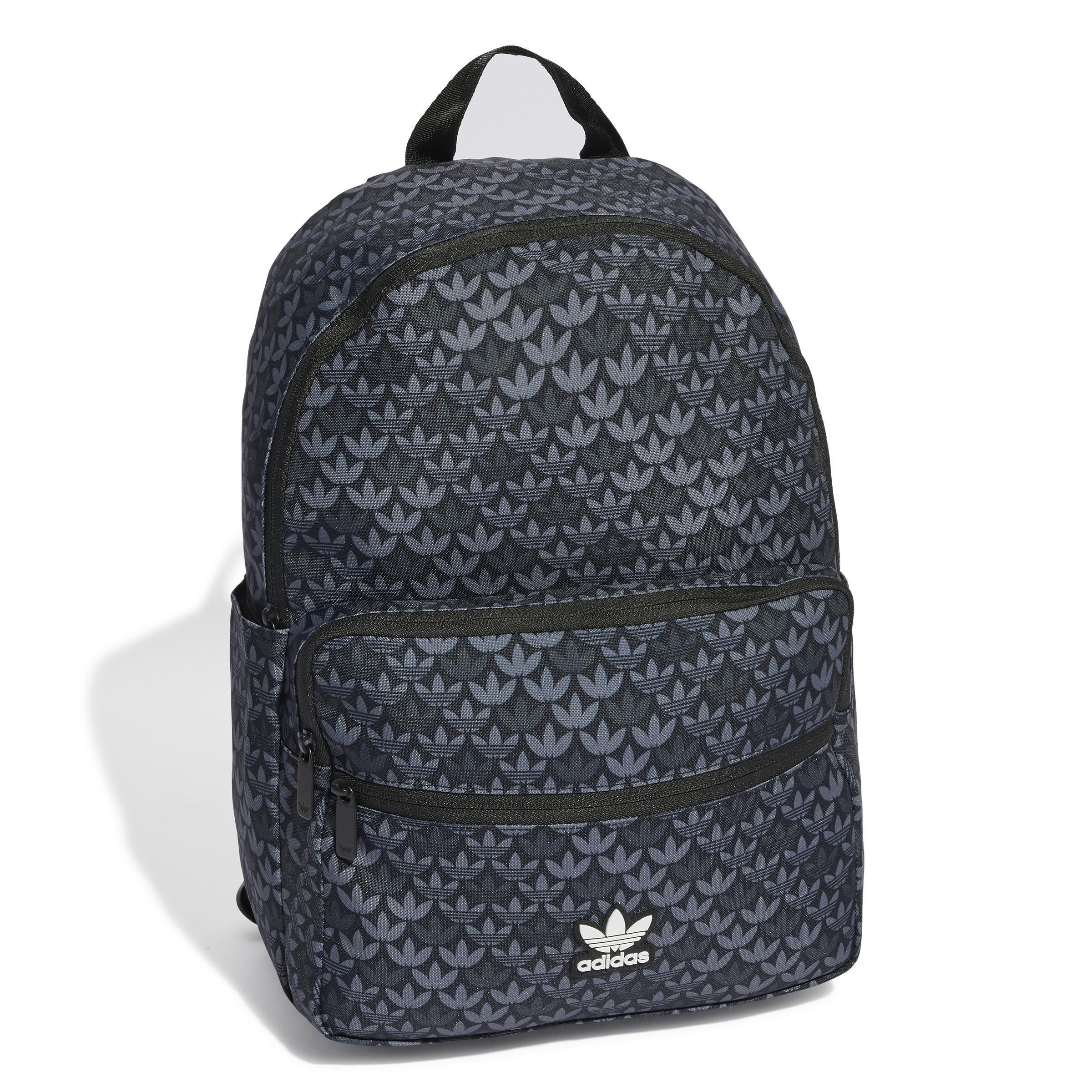 Unisex Monogram Backpack, Black, A901_ONE, large image number 1