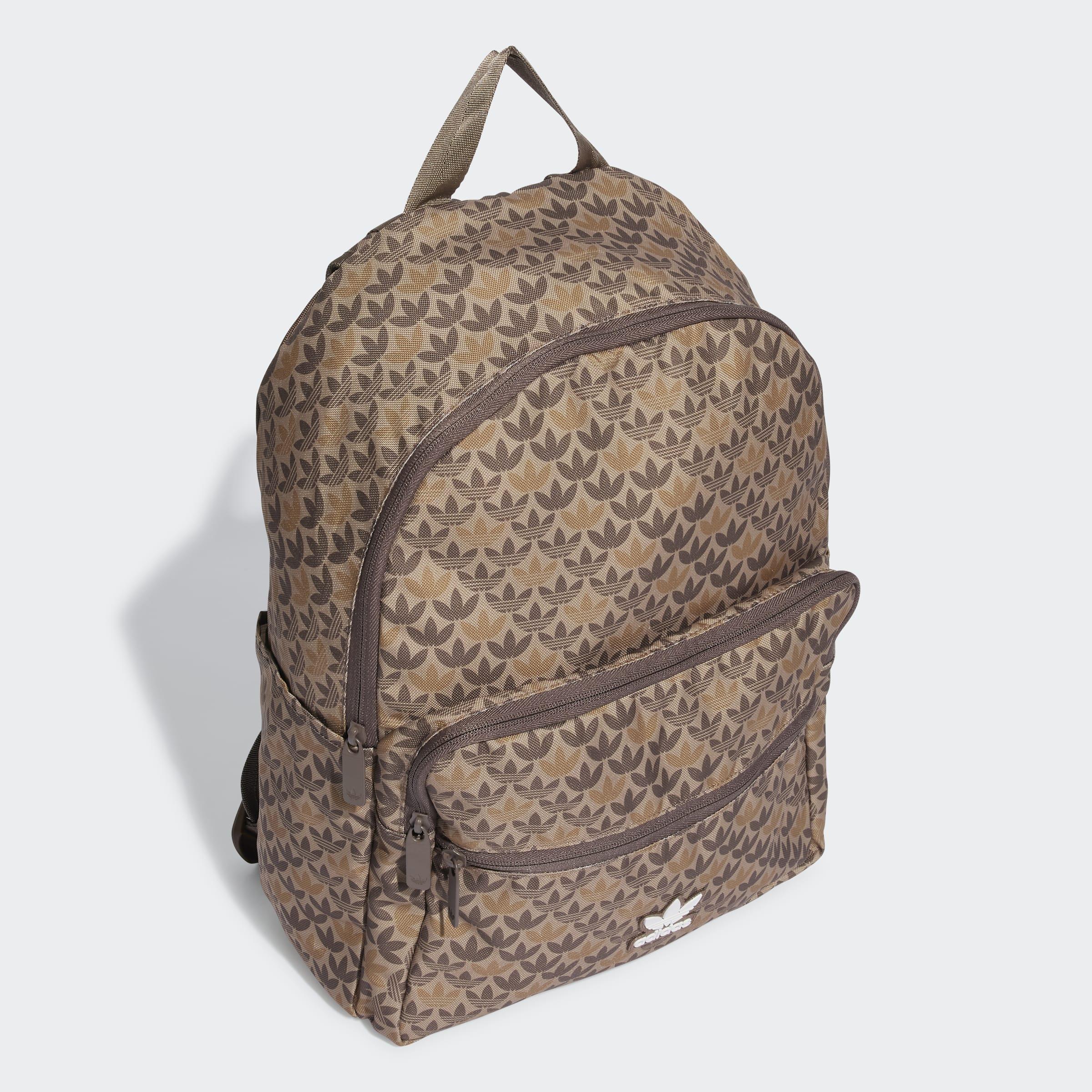 Unisex Monogram Backpack, Brown, A901_ONE, large image number 1