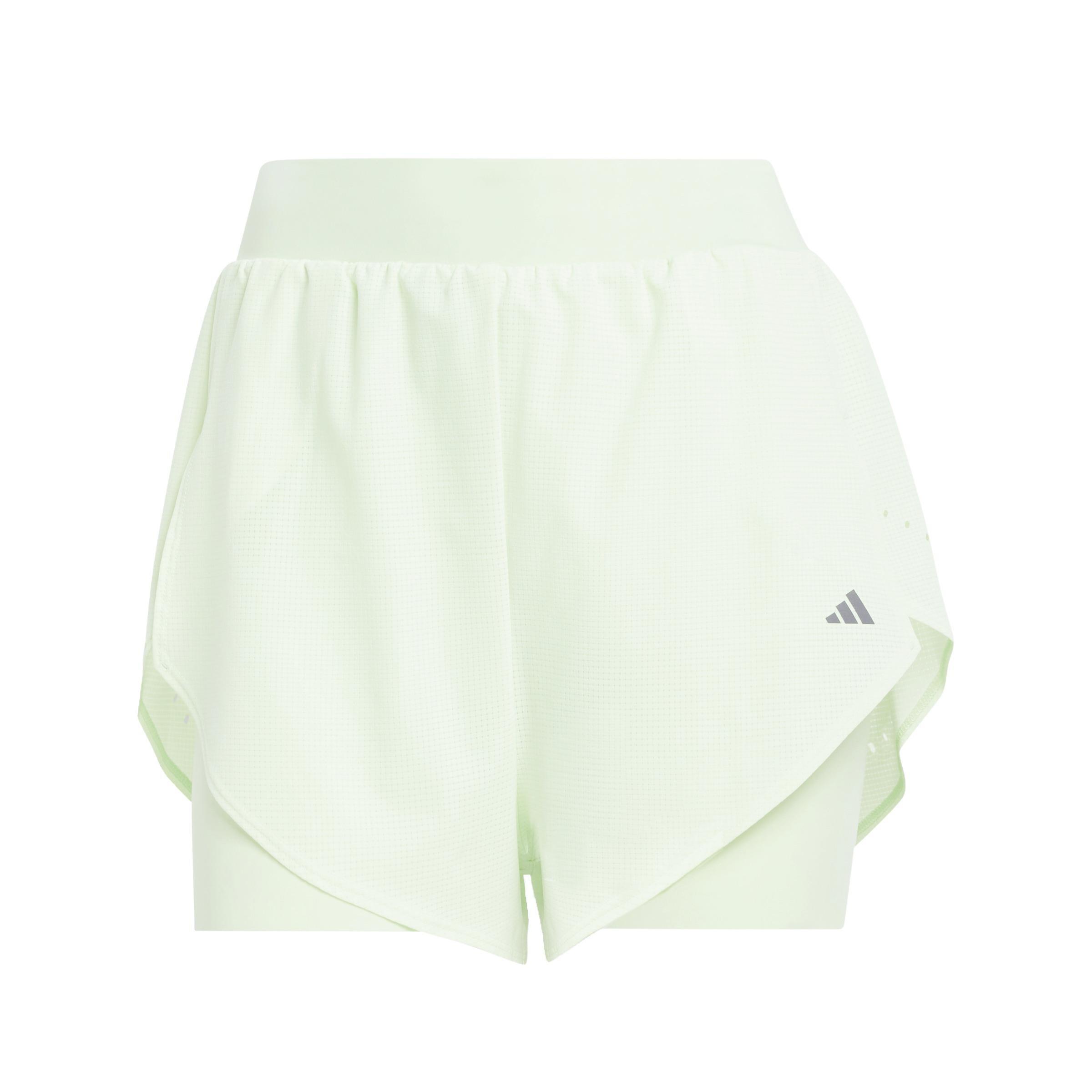 Designed for Training HEAT.RDY HIIT 2-in-1 Shorts, Green, A901_ONE, medium