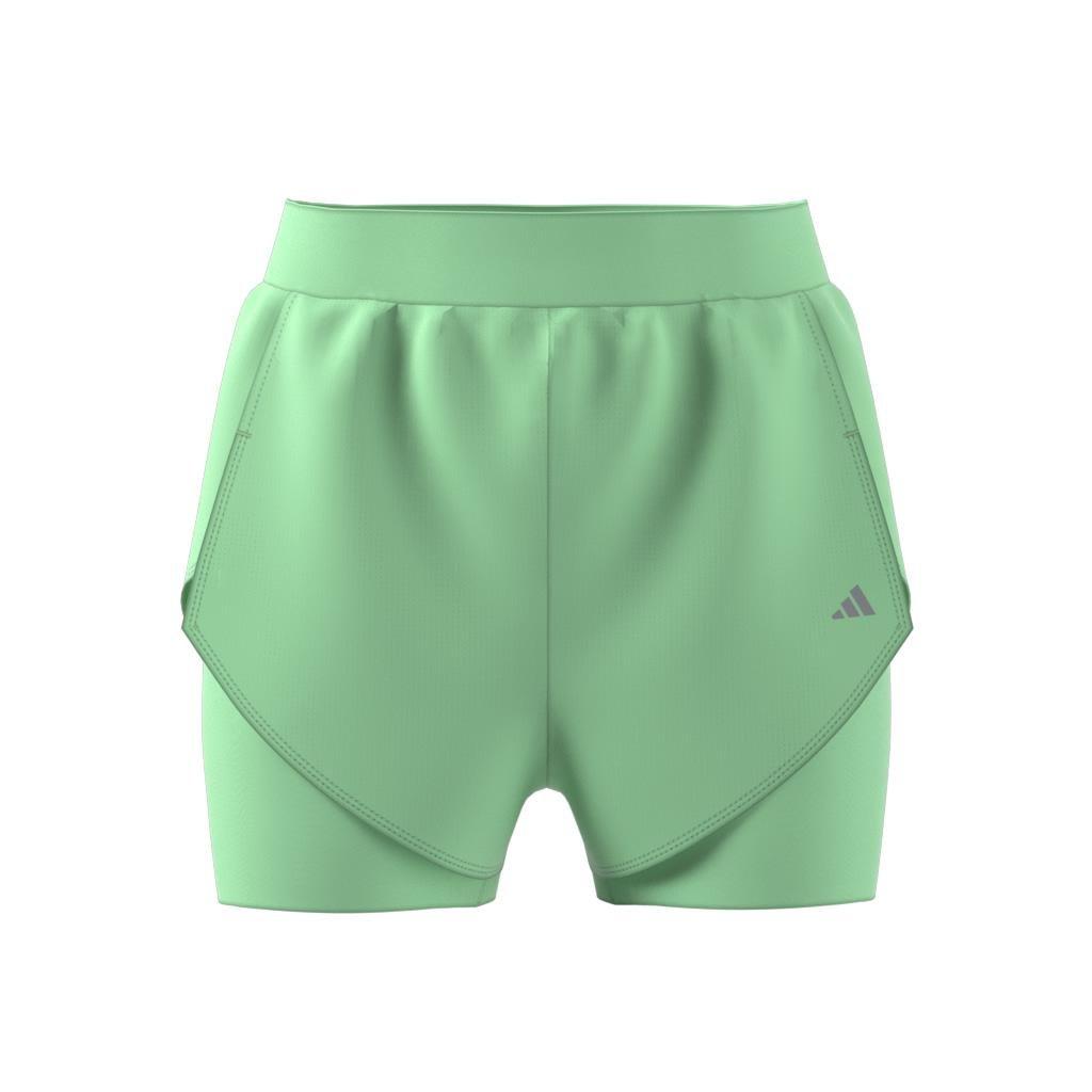 Designed for Training HEAT.RDY HIIT 2-in-1 Shorts, Green, , large image number 12