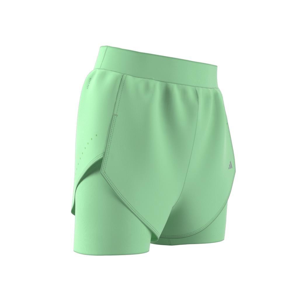 Designed for Training HEAT.RDY HIIT 2-in-1 Shorts, Green, , large image number 13