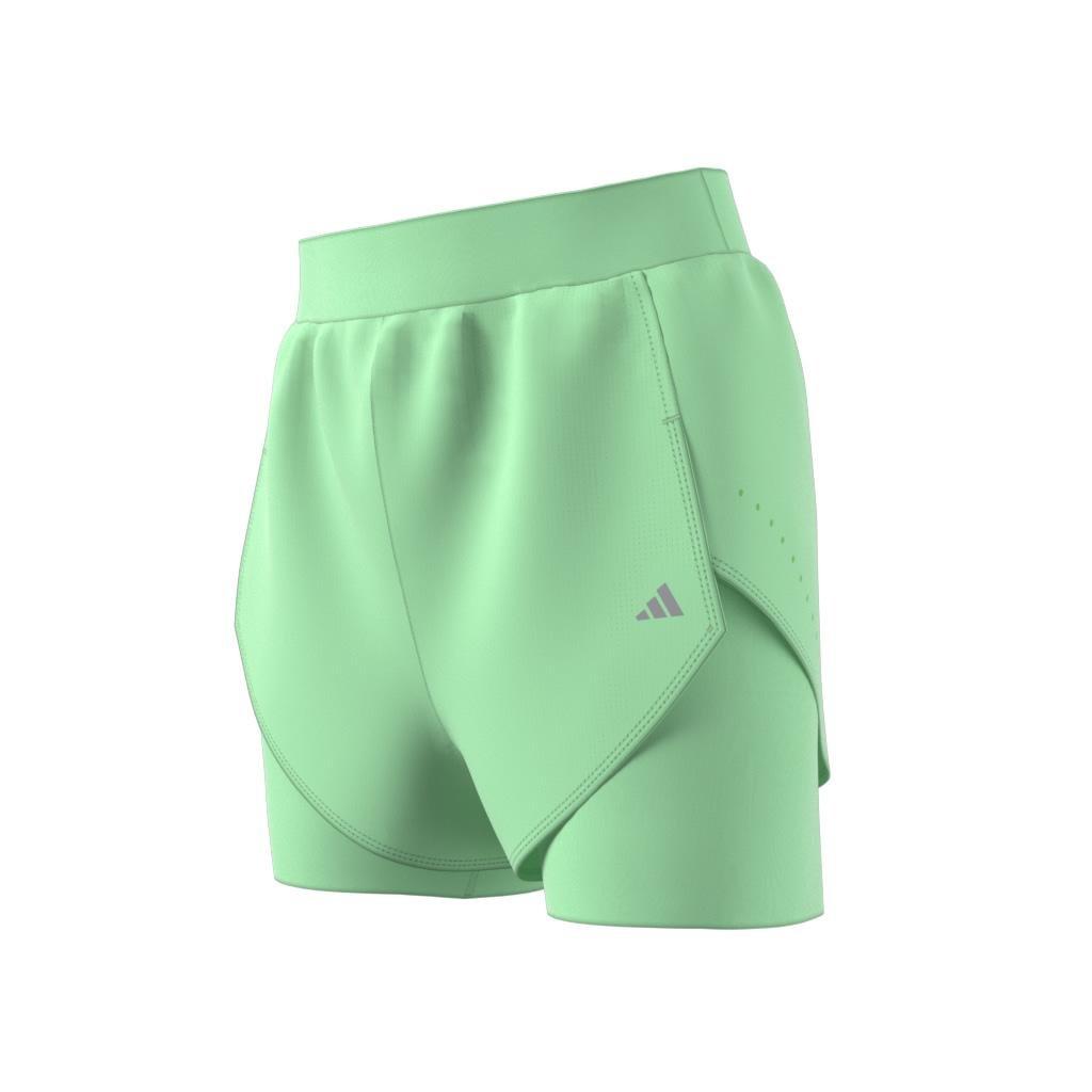 Designed for Training HEAT.RDY HIIT 2-in-1 Shorts, Green, , large image number 14