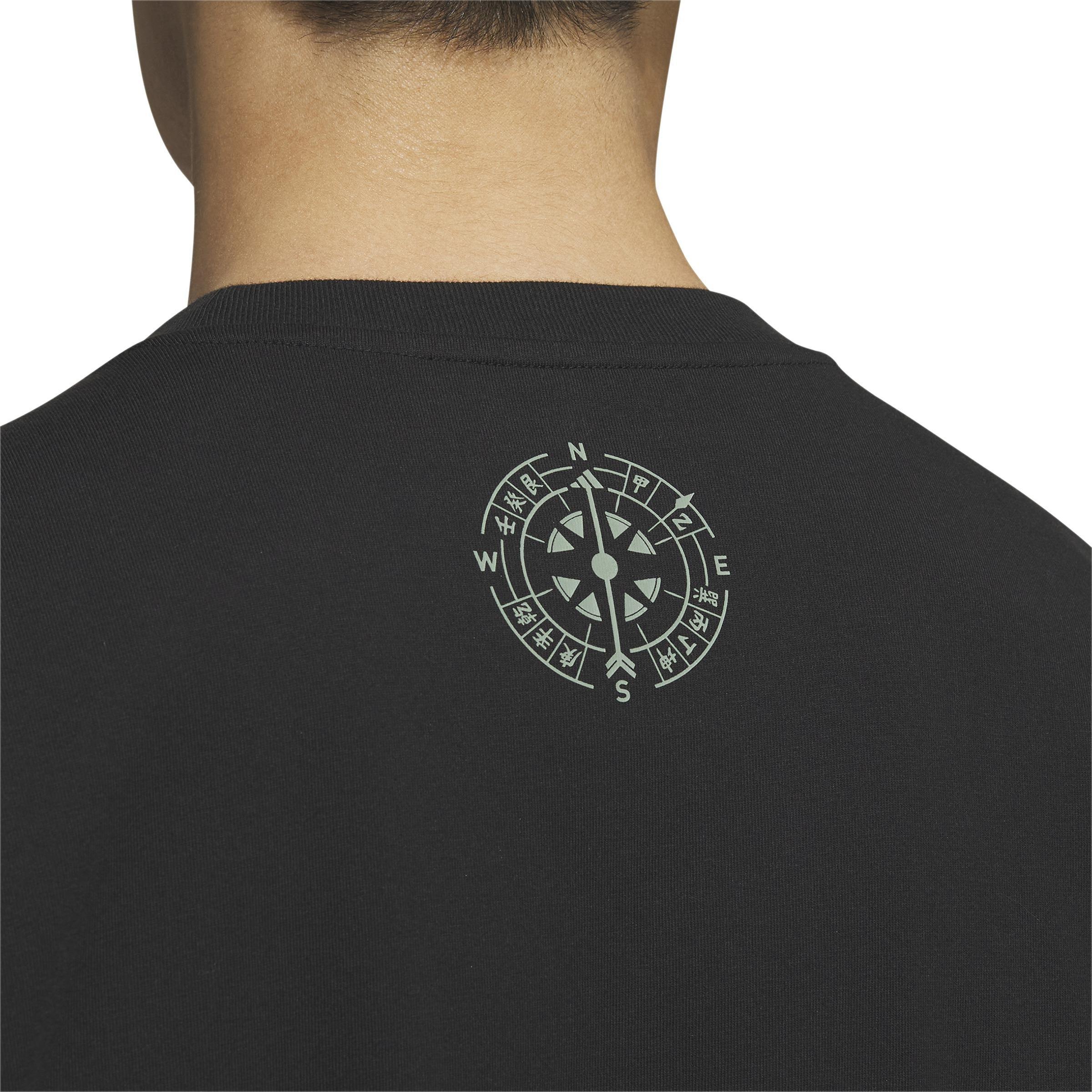 Short Sleeve Mountain Graphic T-Shirt, Black, A901_ONE, large image number 4