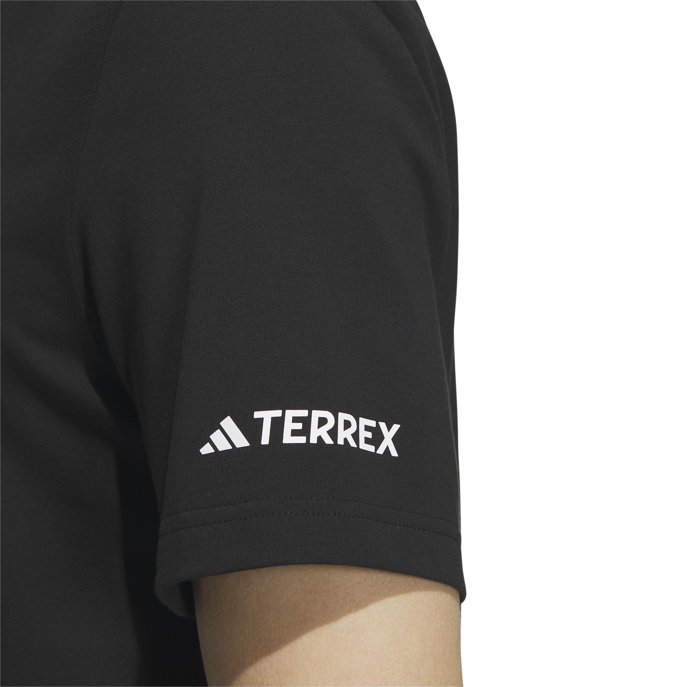 Short Sleeve Mountain Graphic T-Shirt, Black, , large image number 5