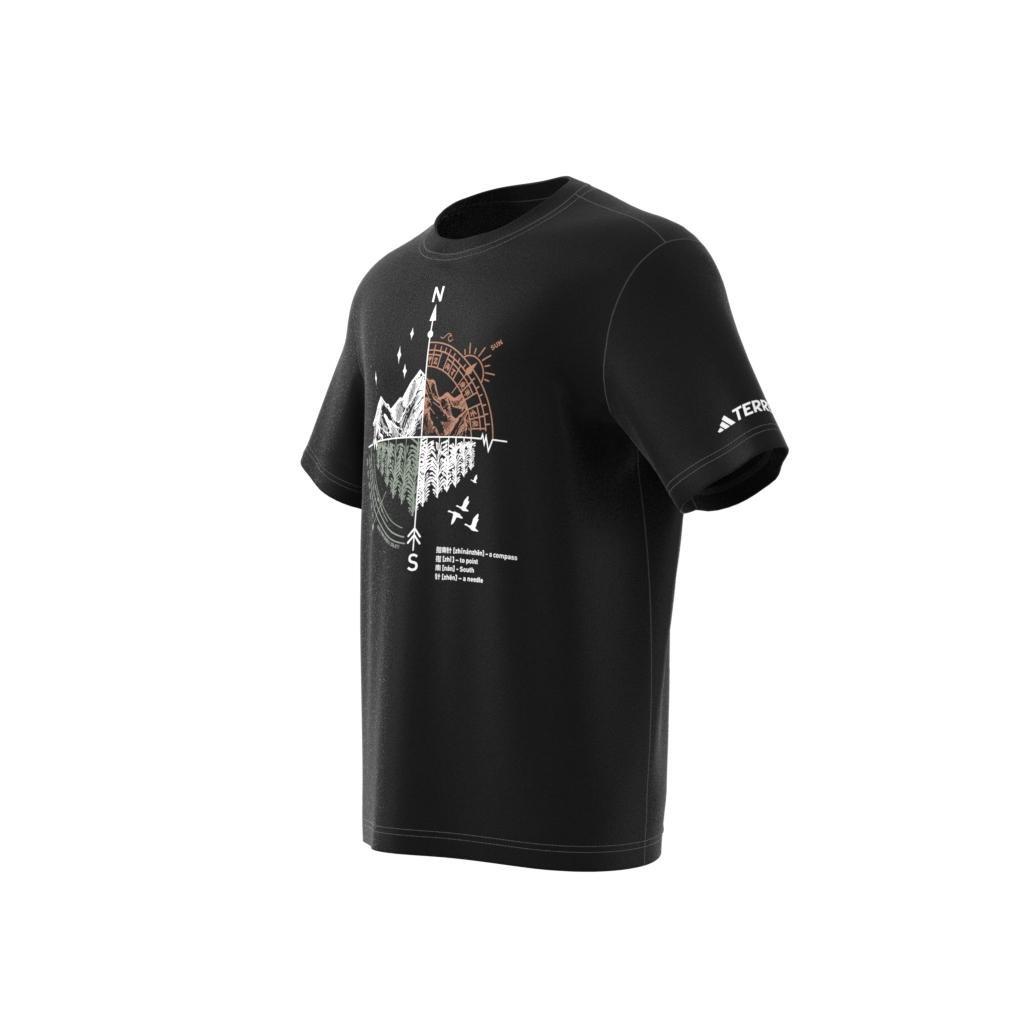Short Sleeve Mountain Graphic T-Shirt, Black, A901_ONE, large image number 6