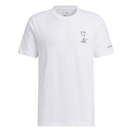 Men Short Sleeve Graphic T-Shirt, White, A901_ONE, large image number 0