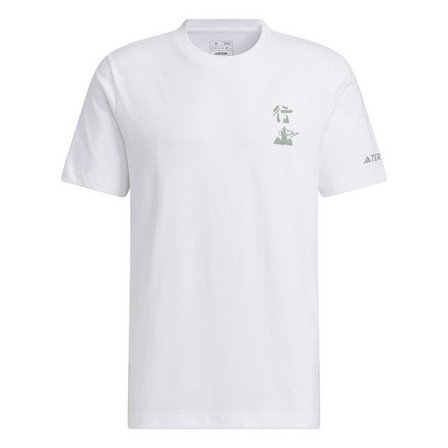 Men Short Sleeve Graphic T-Shirt, White, A901_ONE, large image number 2
