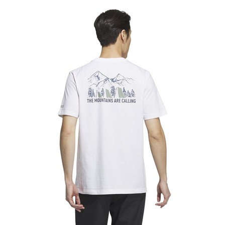 Men Short Sleeve Graphic T-Shirt, White, A901_ONE, large image number 3