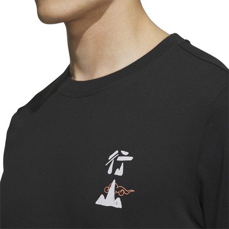 Men Short Sleeve Graphic T-Shirt, Black, A901_ONE, large image number 4