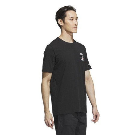 Men Short Sleeve Graphic T-Shirt, Black, A901_ONE, large image number 6