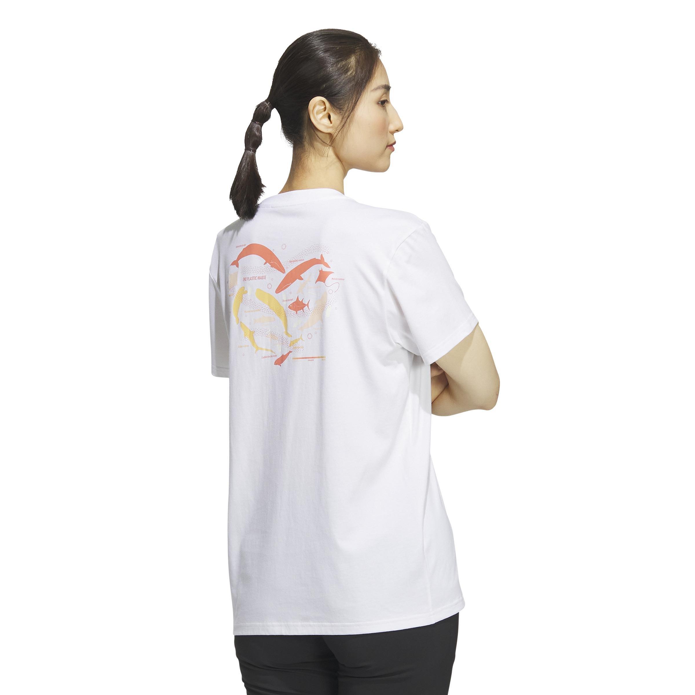 Short Sleeve Outdoor Ocean Graphic T-Shirt, White, , large image number 3