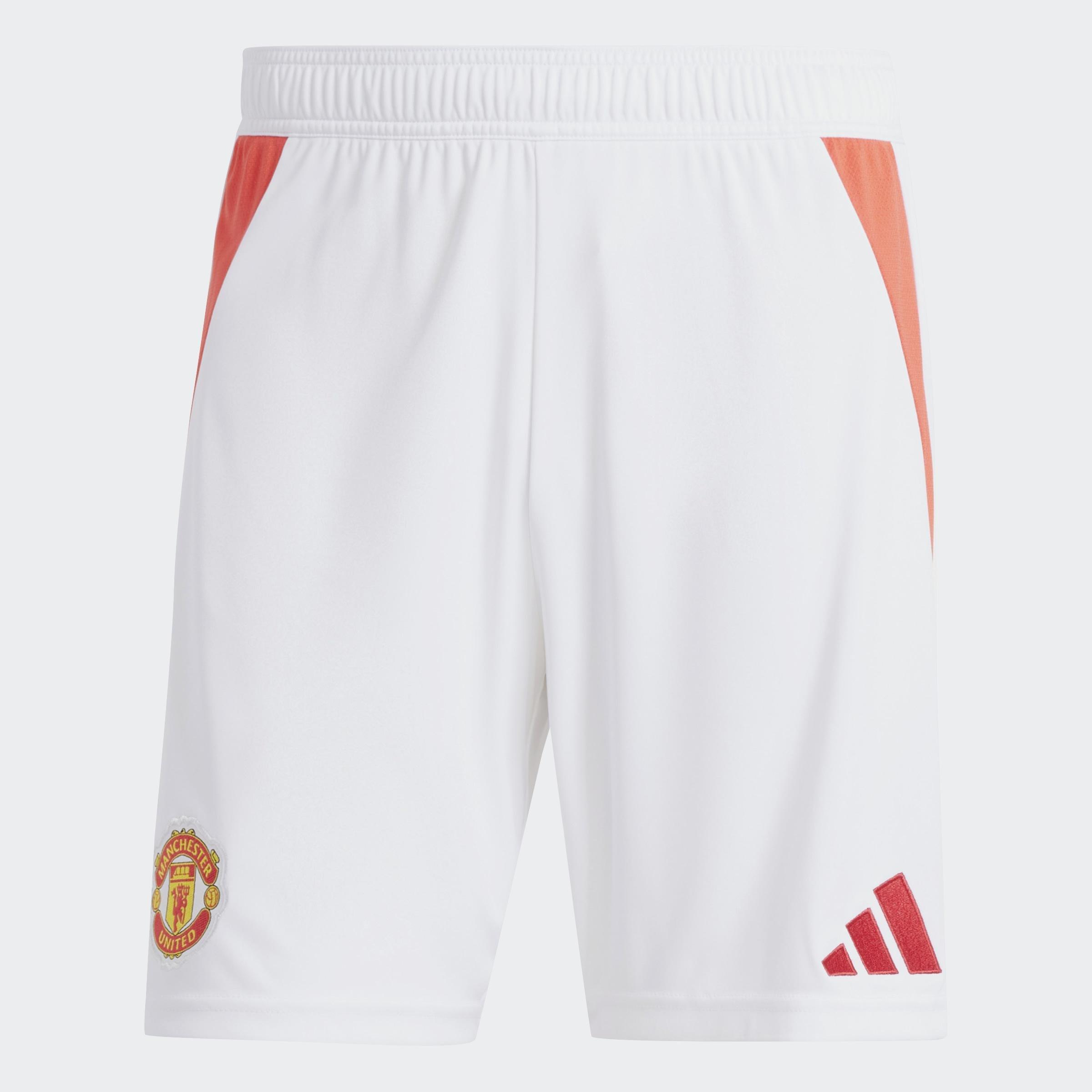 Manchester United 24/25 Home Shorts, White