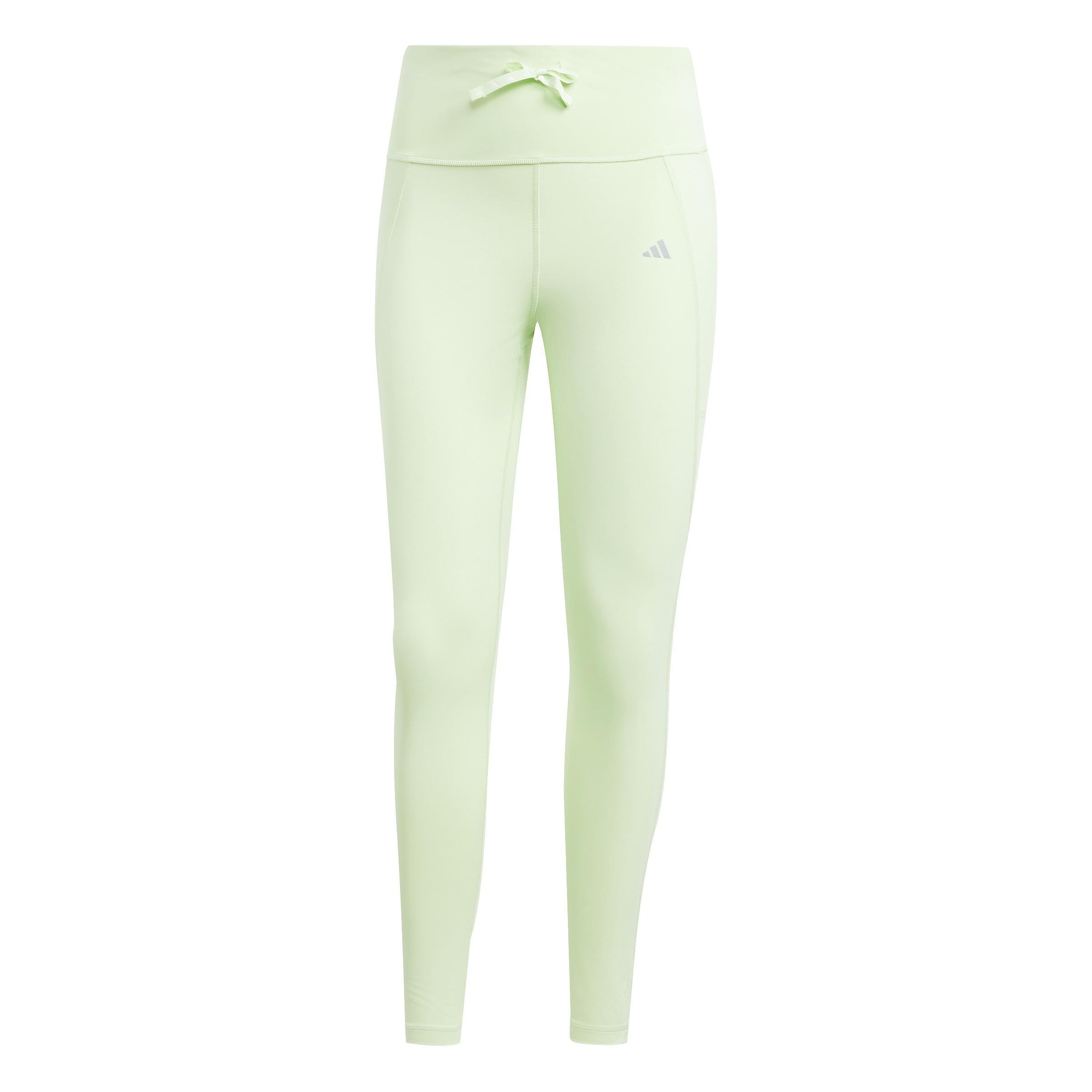 Running Essentials 7/8 Leggings, Green, A901_ONE, medium