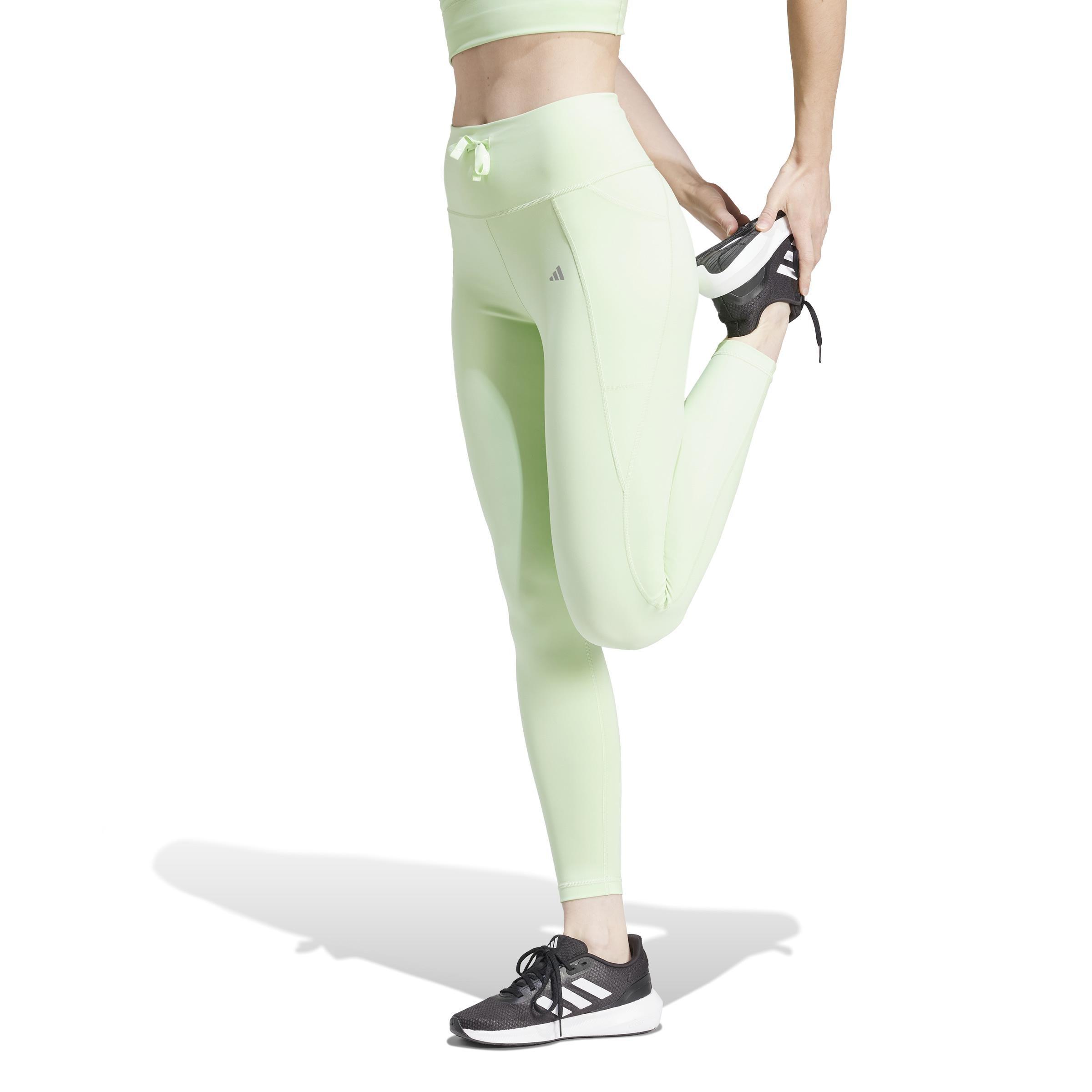 Running Essentials 7/8 Leggings, Green, , large image number 5