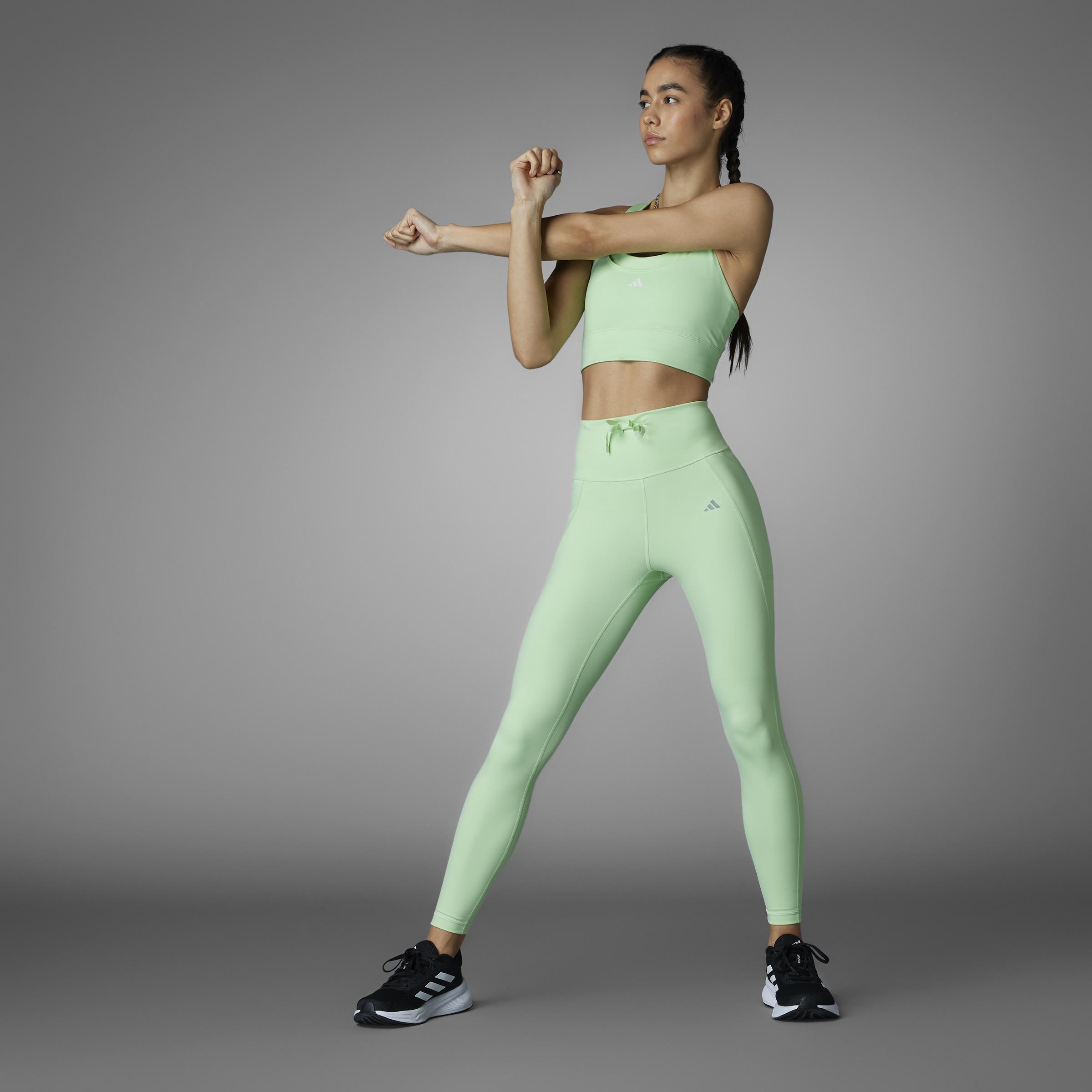 Running Essentials 7/8 Leggings, Green, , large image number 7