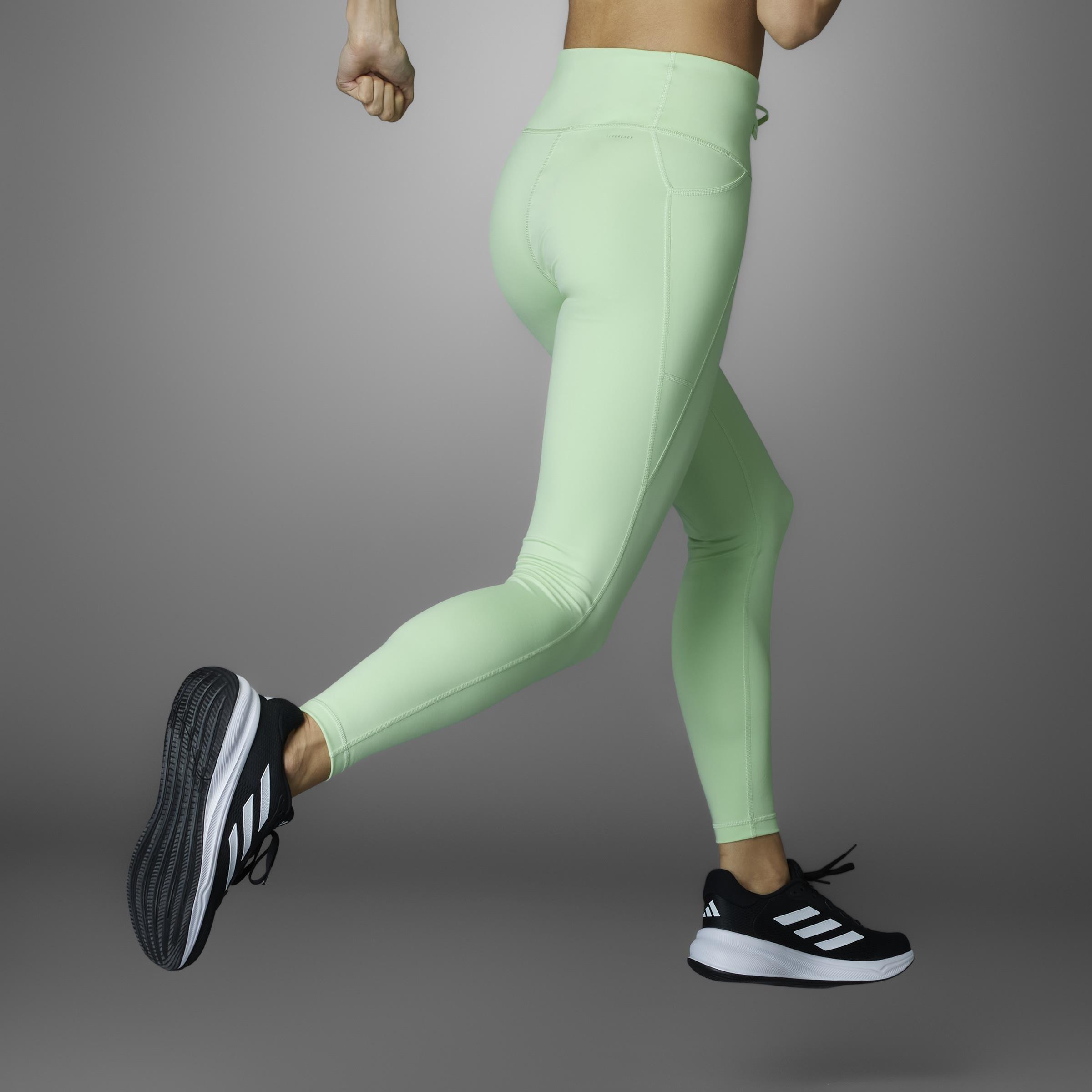 Running Essentials 7/8 Leggings, Green, A901_ONE, large image number 11