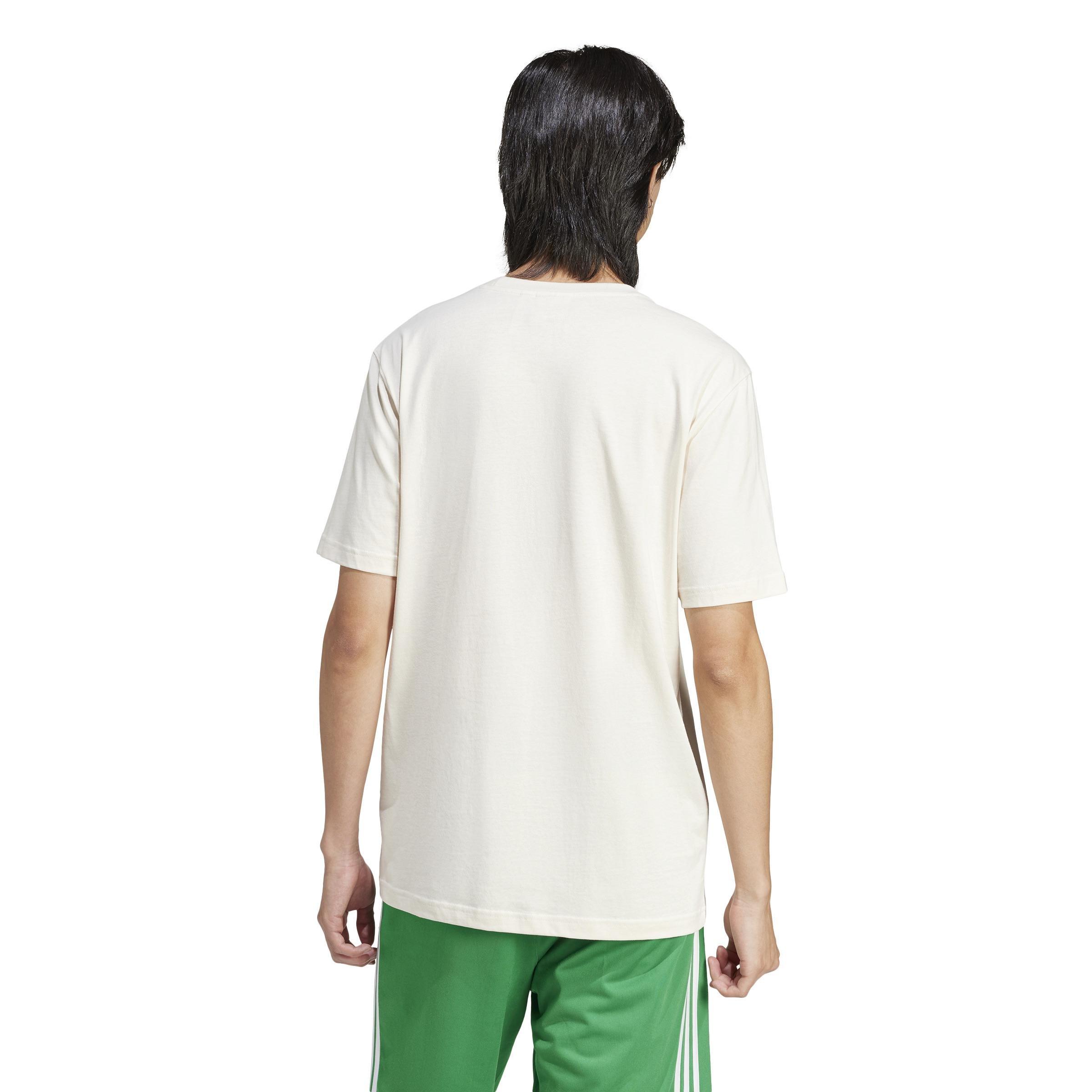 Adicolor Trefoil T-Shirt, White, A901_ONE, large image number 3