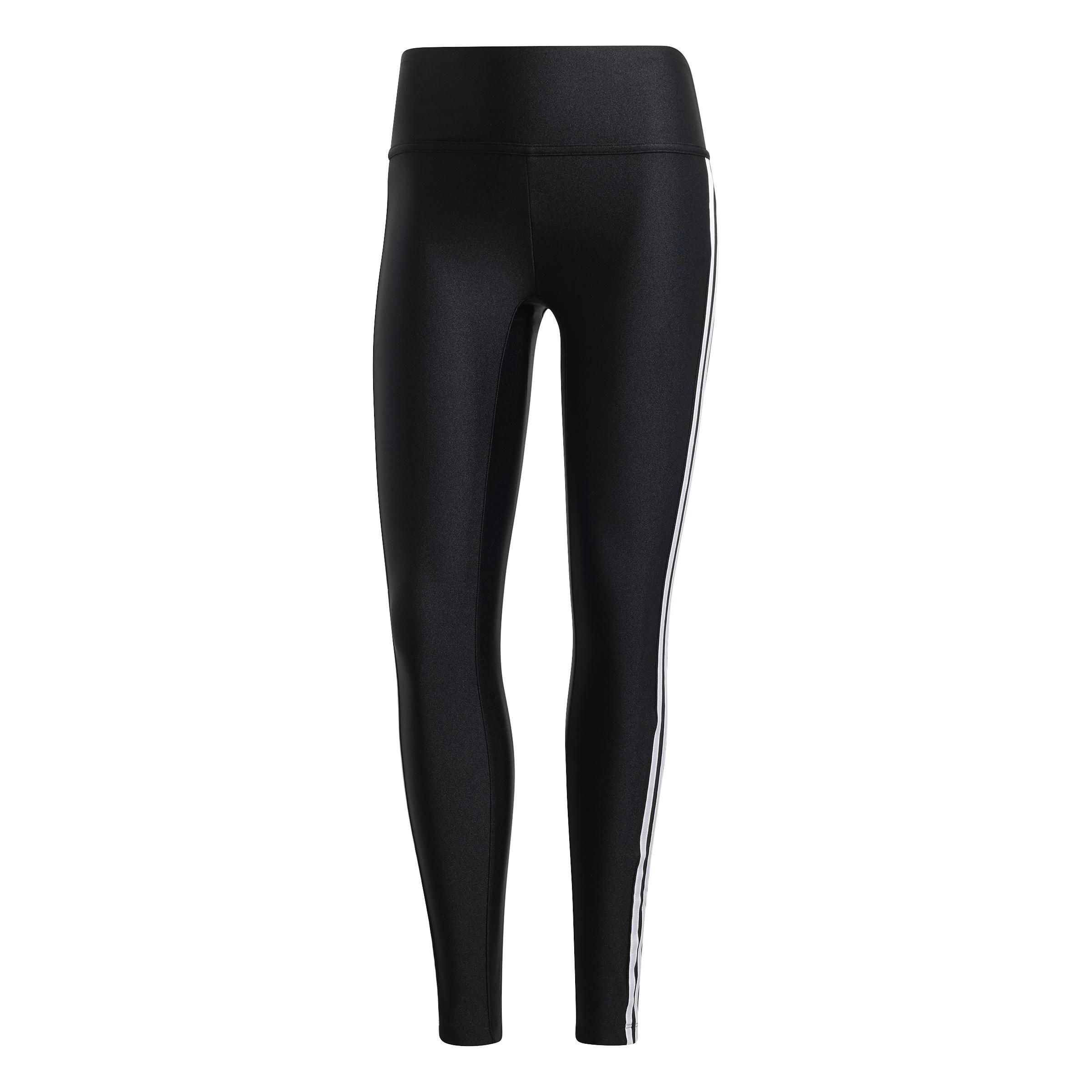 3-Stripes Leggings, Black, A901_ONE, large image number 0