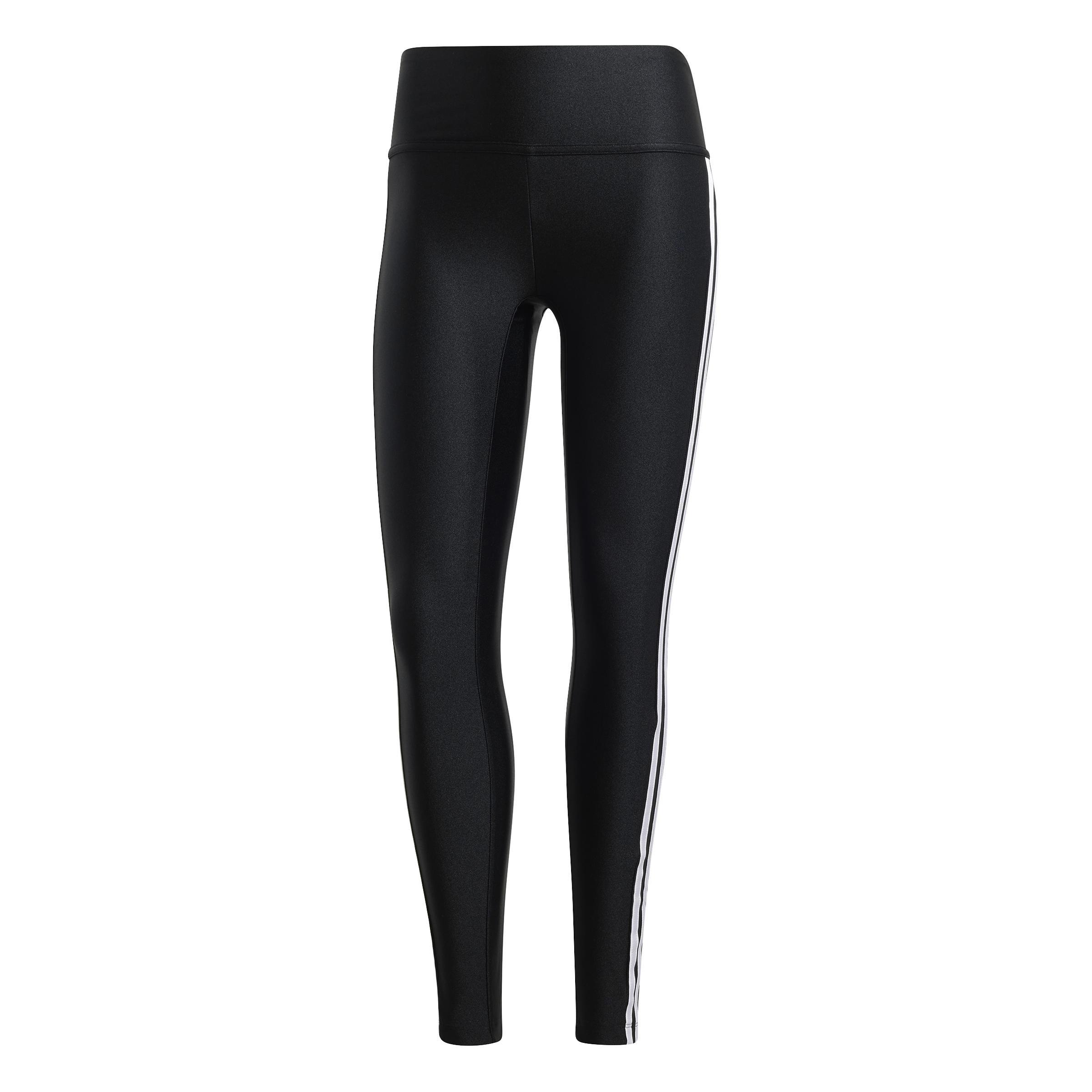 3-Stripes Leggings, Black, A901_ONE, large image number 1