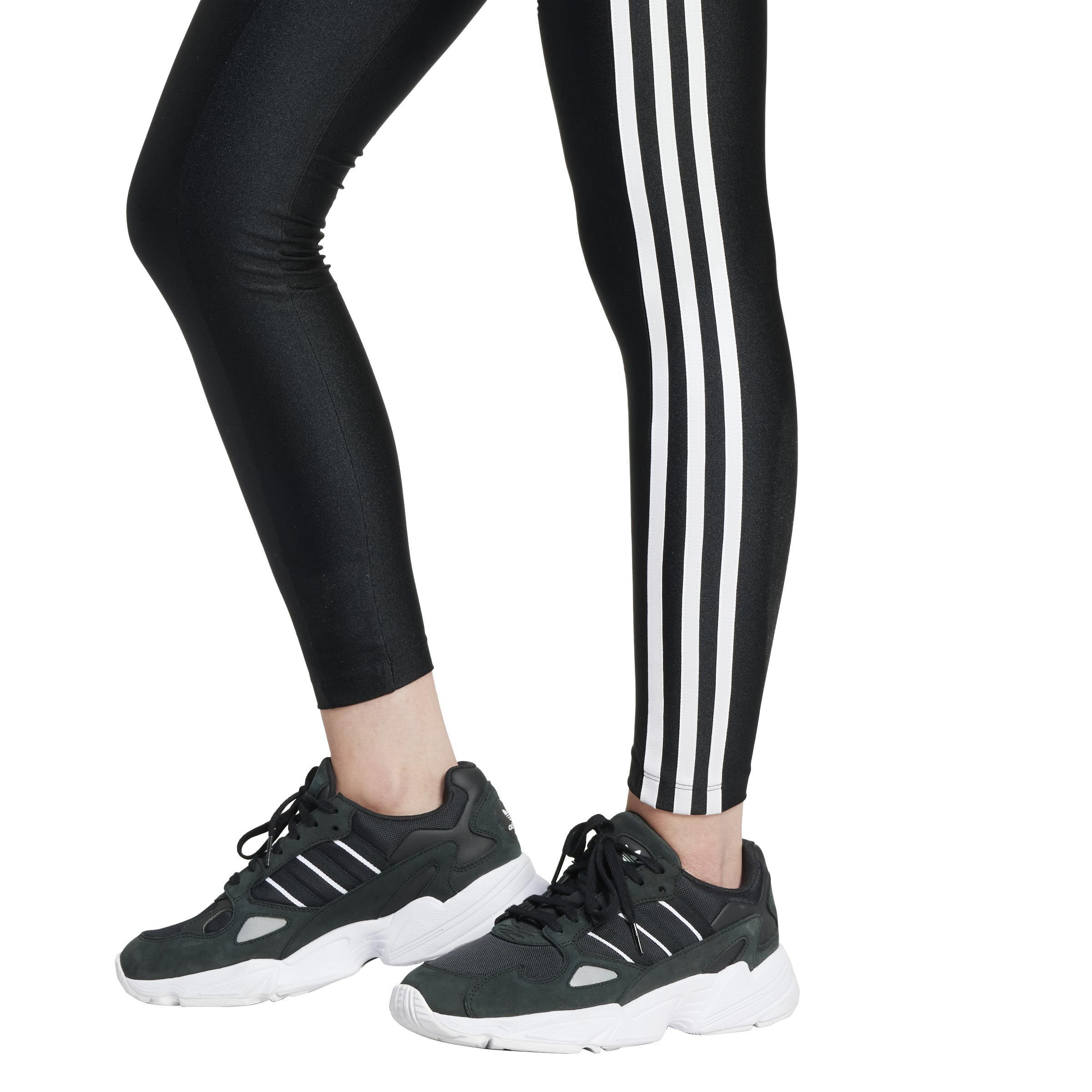 3-Stripes Leggings, Black, A901_ONE, large image number 4