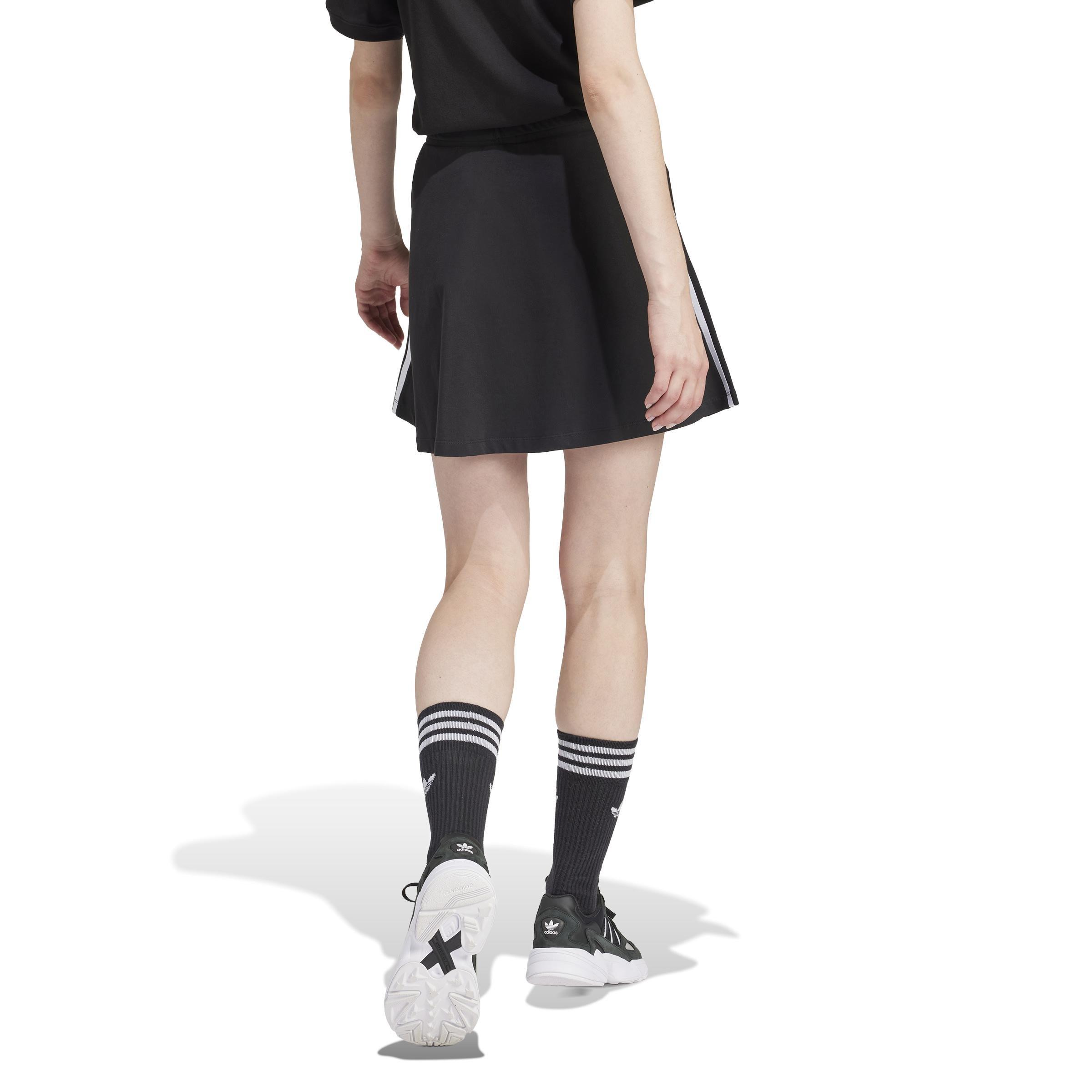 3-Stripes Skirt, Black, , large image number 2