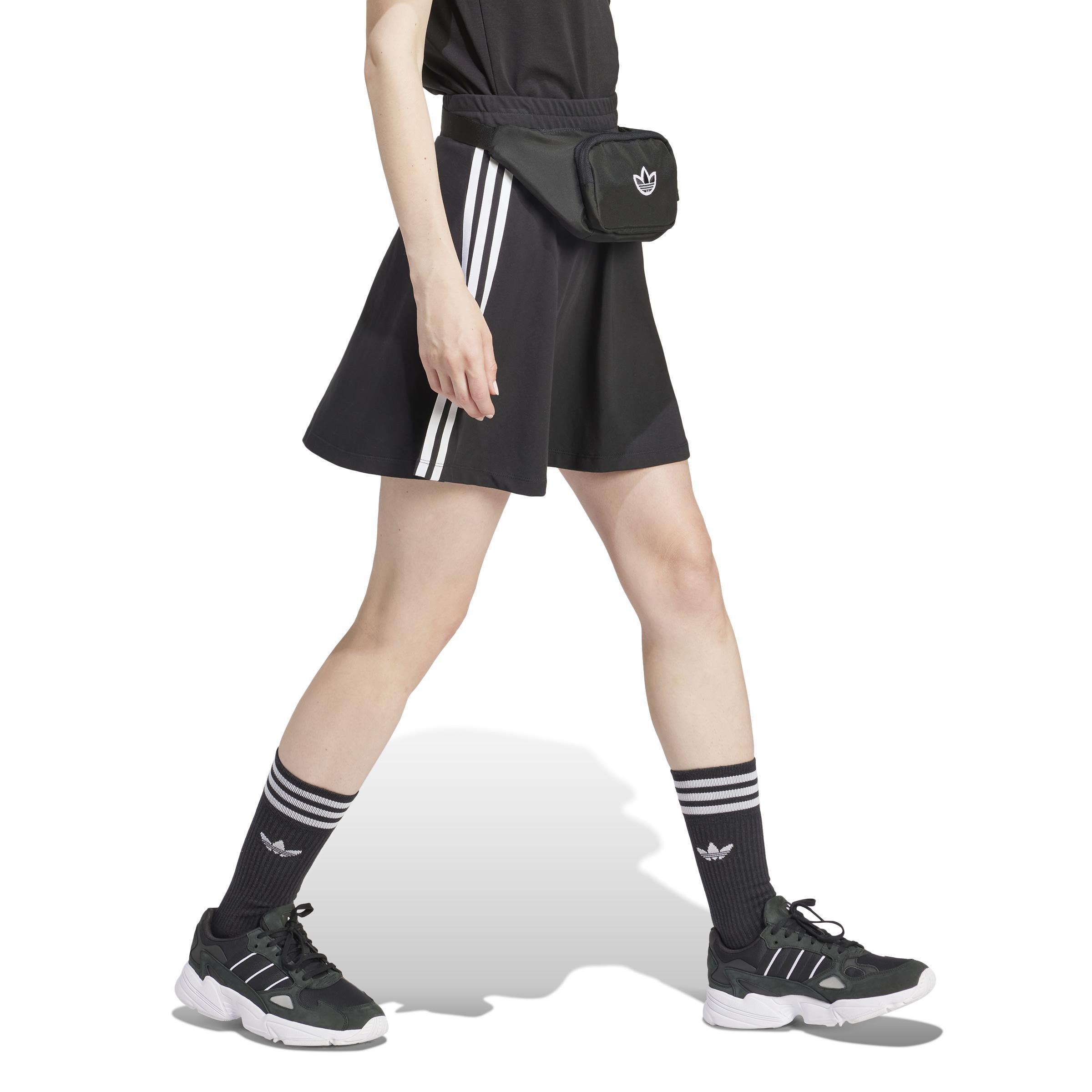 3-Stripes Skirt, Black, A901_ONE, large image number 6