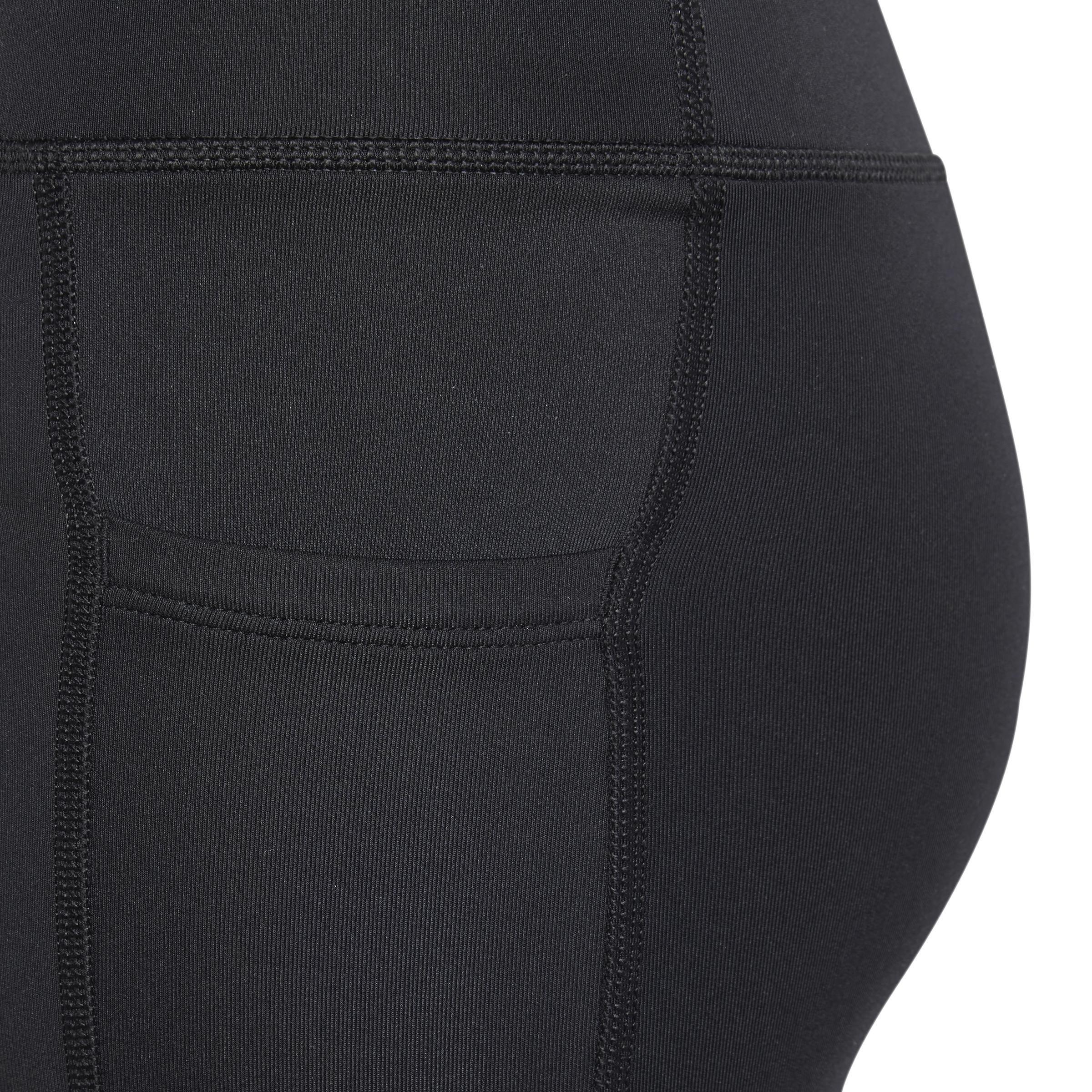 Kids Optime 7/8 Leggings, Black, , large image number 4