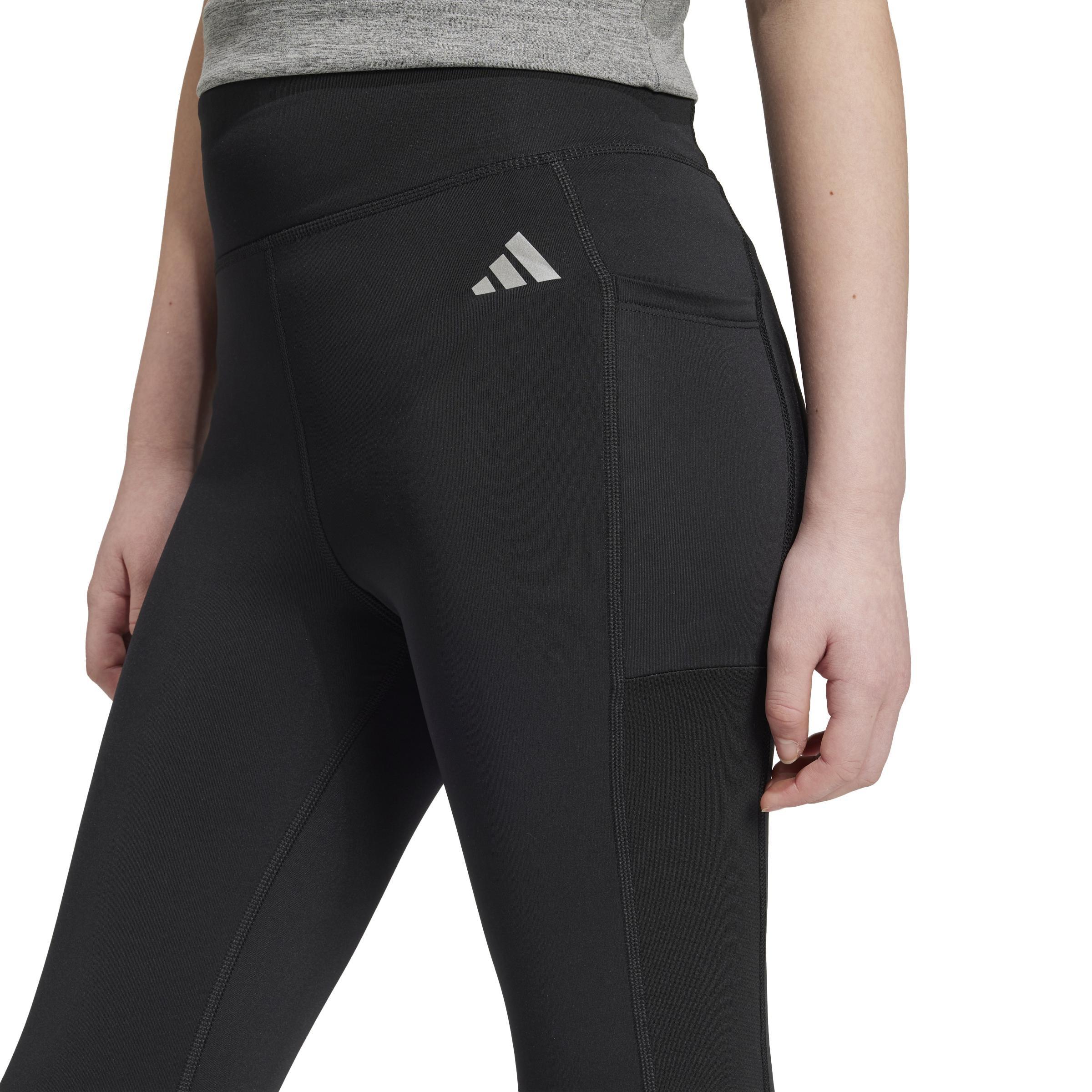Kids Optime 7/8 Leggings, Black, , large image number 5