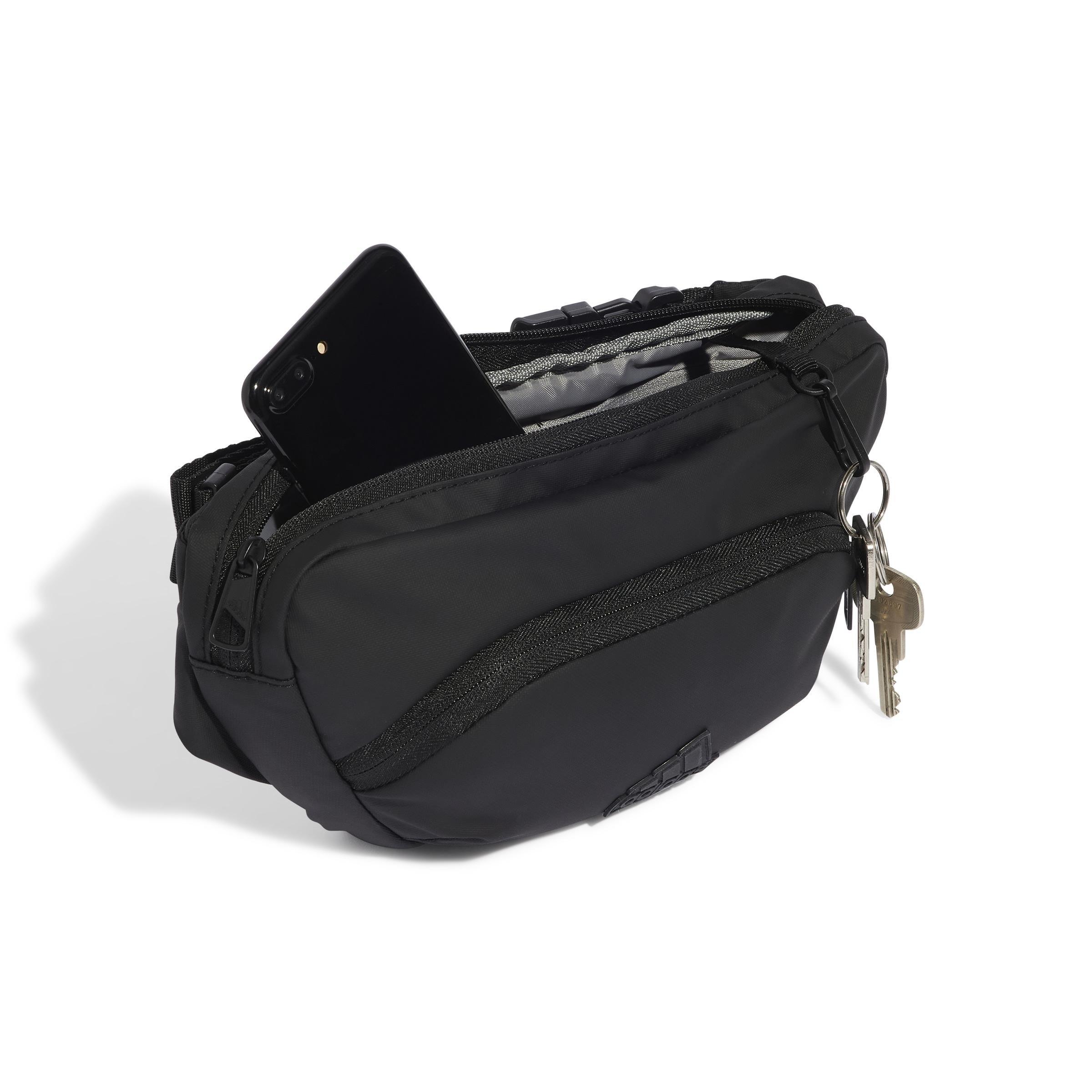 Unisex Ultramodern Waist Bag, Black, A901_ONE, large image number 0
