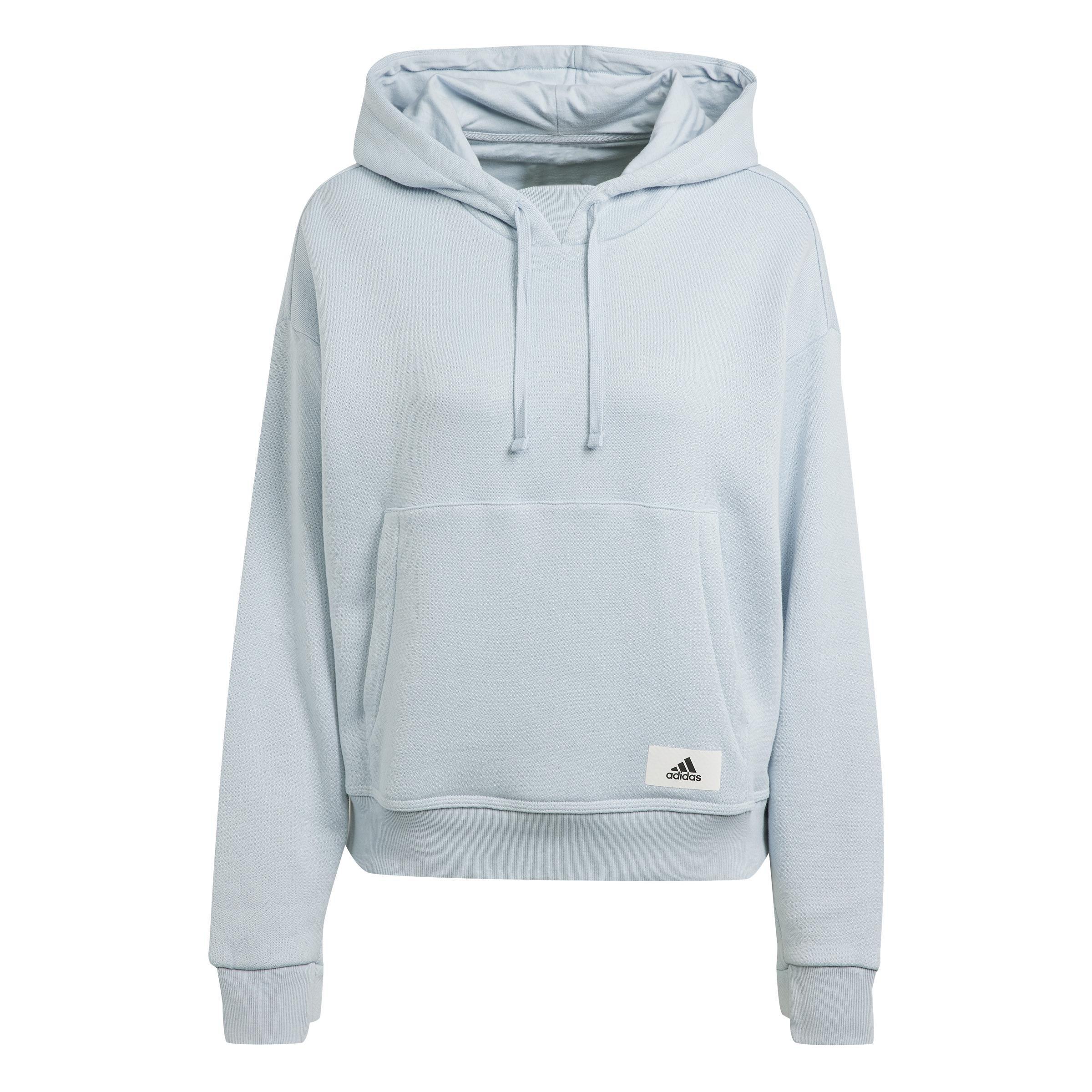 Lounge French Terry Hoodie, Blue, A901_ONE, large image number 2