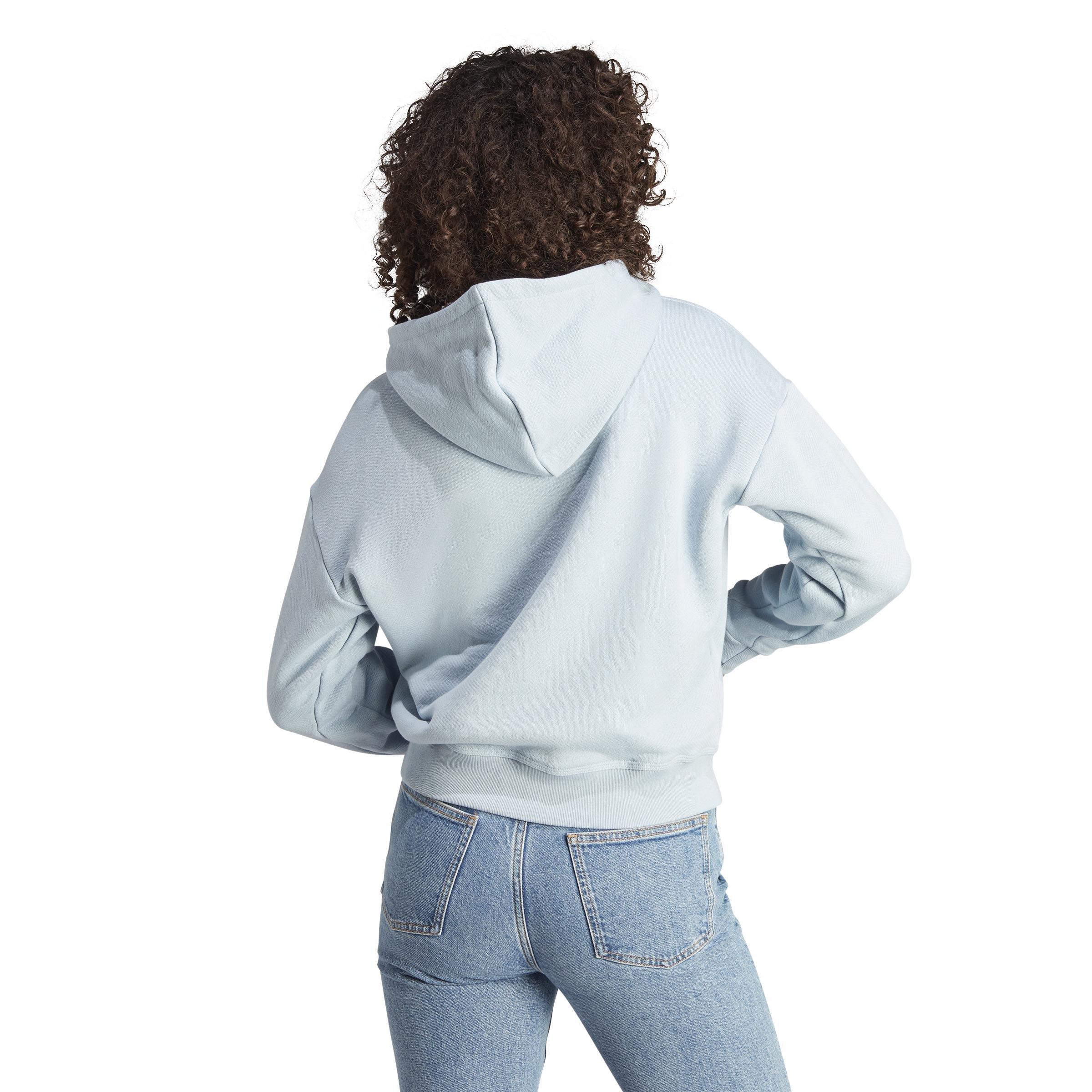 Lounge French Terry Hoodie, Blue, , large image number 3