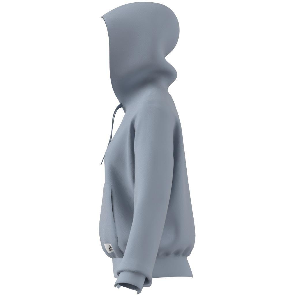 Lounge French Terry Hoodie, Blue, A901_ONE, large image number 6