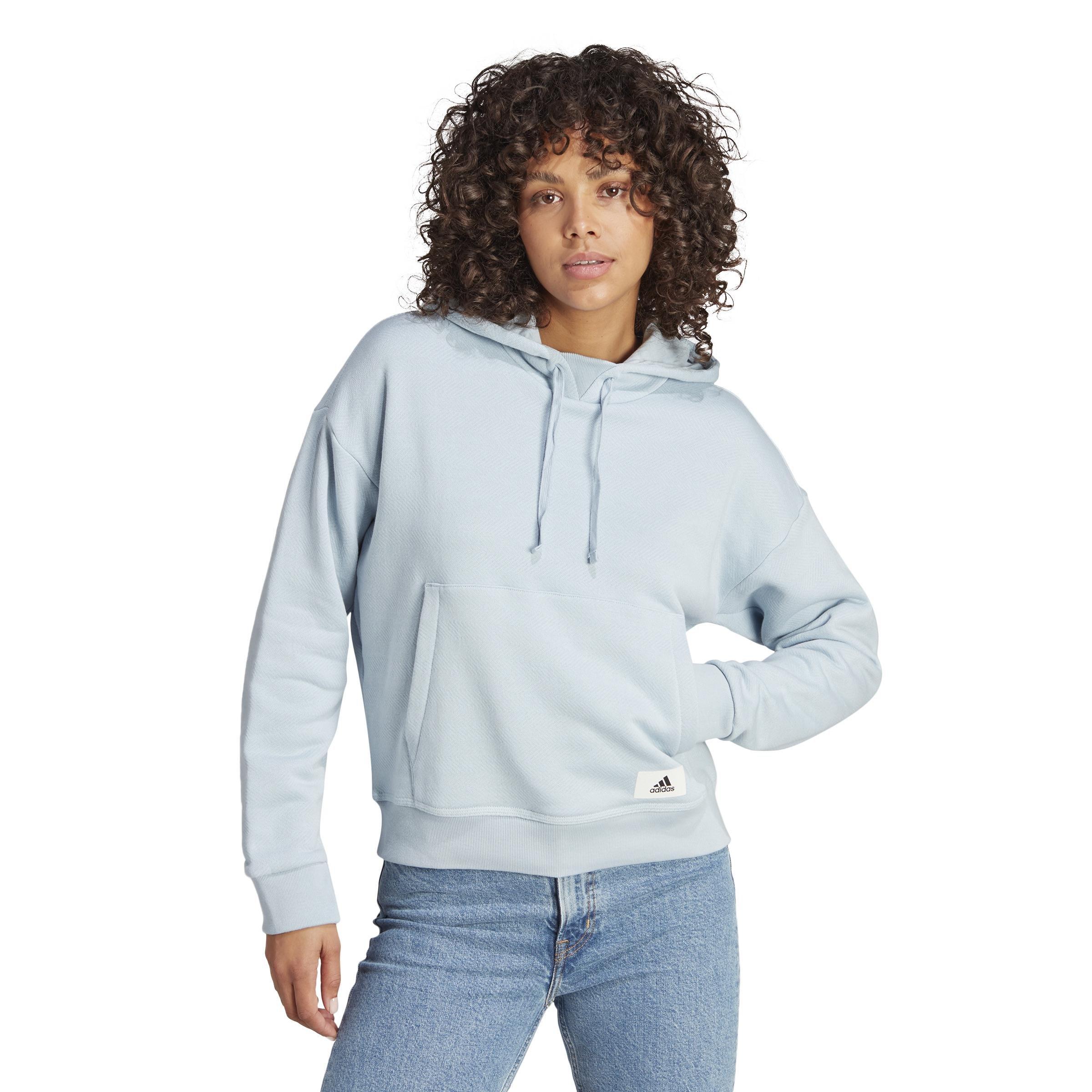 Lounge French Terry Hoodie, Blue, A901_ONE, large image number 9