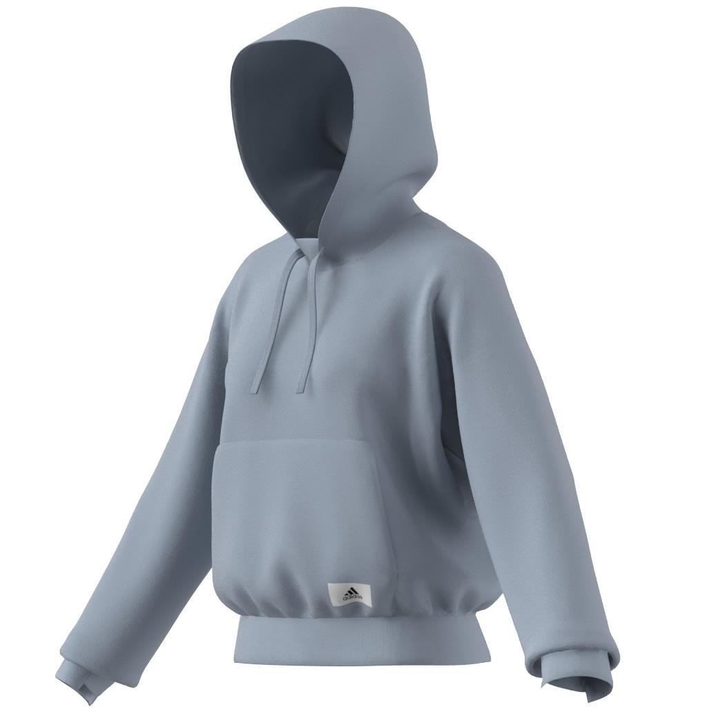 Lounge French Terry Hoodie, Blue, , large image number 12
