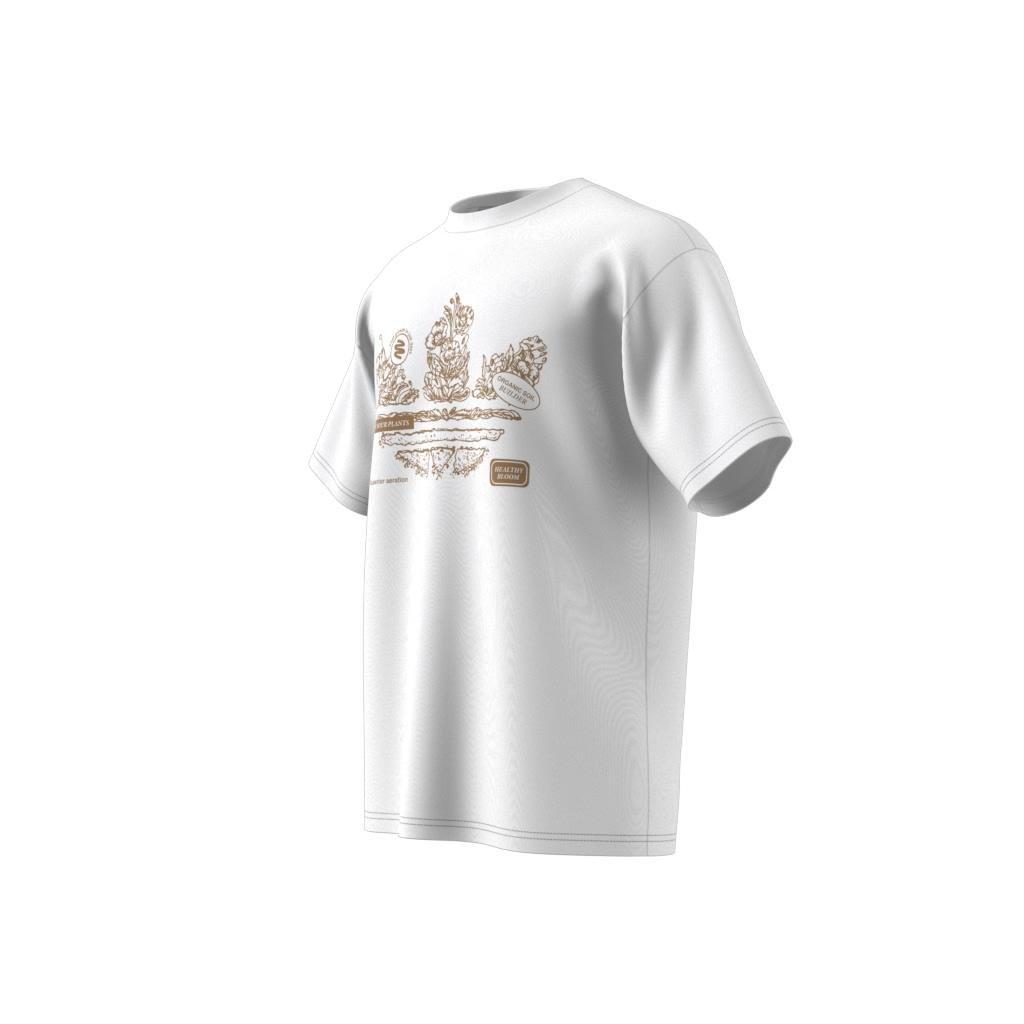 Grow Stacked Trefoil T-Shirt, White, A901_ONE, large image number 6