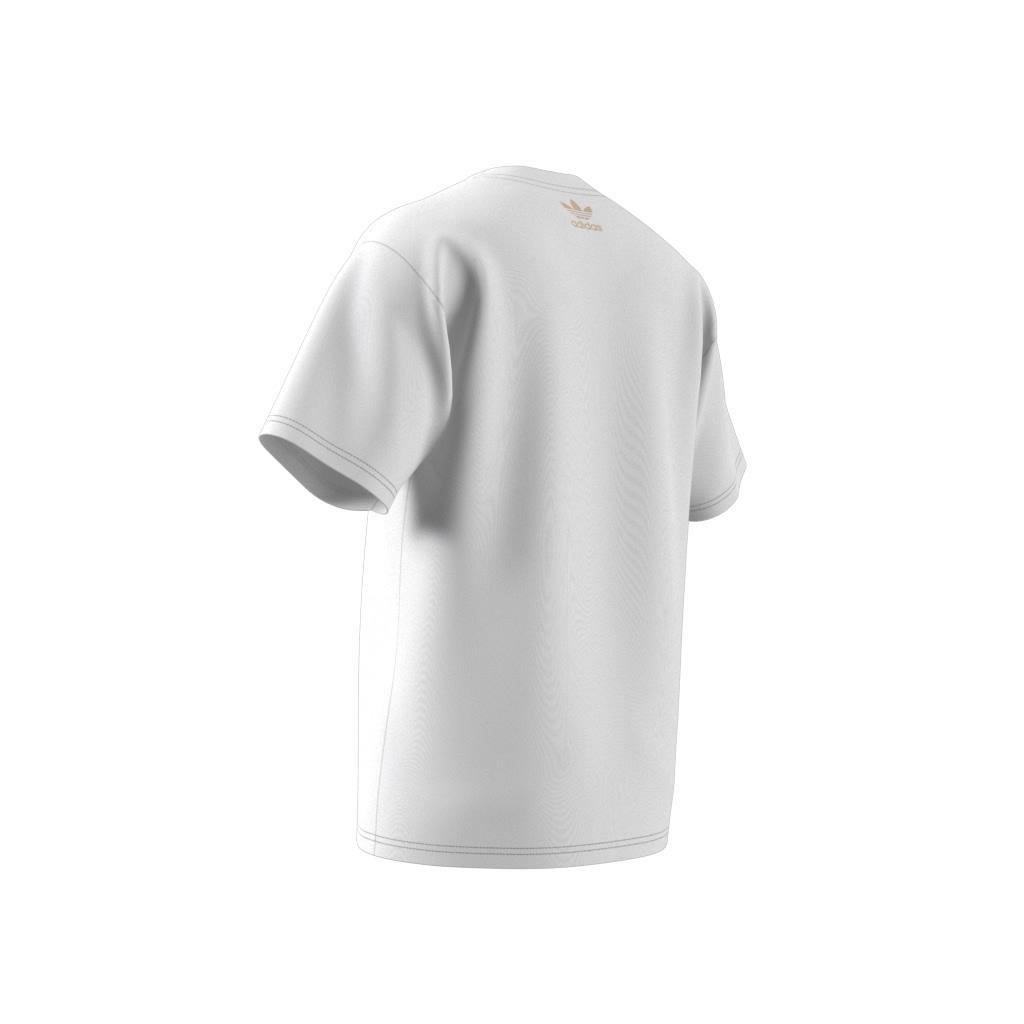 Grow Stacked Trefoil T-Shirt, White, A901_ONE, large image number 12