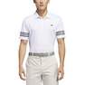 Men 3-Stripes Polo Shirt, White, A901_ONE, thumbnail image number 2
