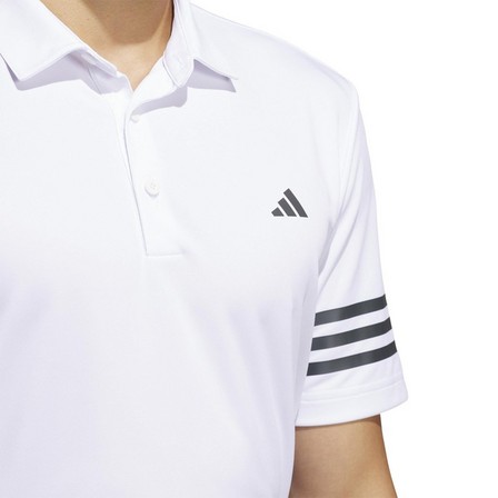 Men 3-Stripes Polo Shirt, White, A901_ONE, large image number 5