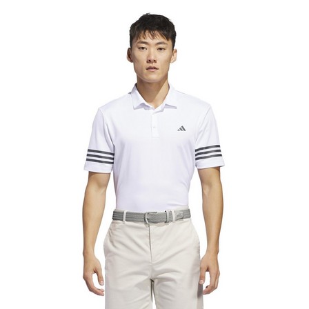 Men 3-Stripes Polo Shirt, White, A901_ONE, large image number 14