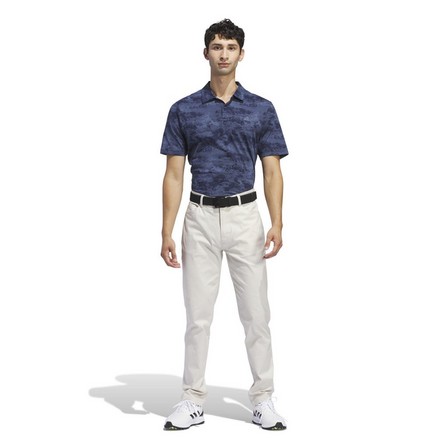 Men Go-To Printed Mesh Polo Shirt, Blue, A901_ONE, large image number 7