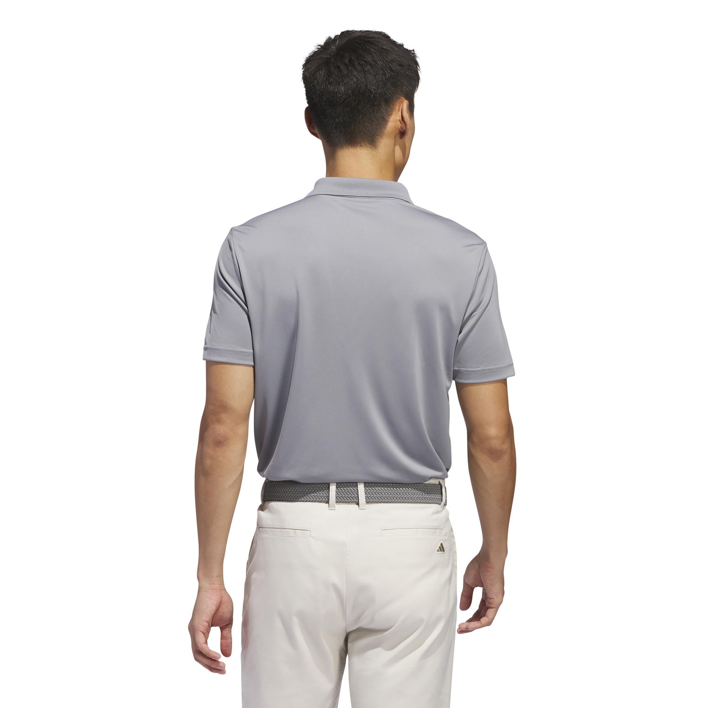 Adi Performance Polo Shirt, Grey, A901_ONE, large image number 3