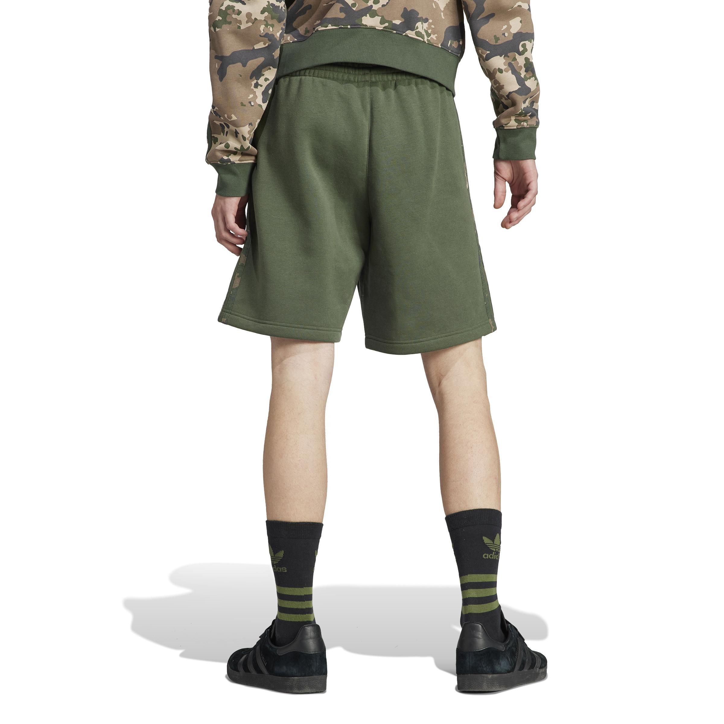 Graphics Camo Stripe Shorts, Green, A901_ONE, medium
