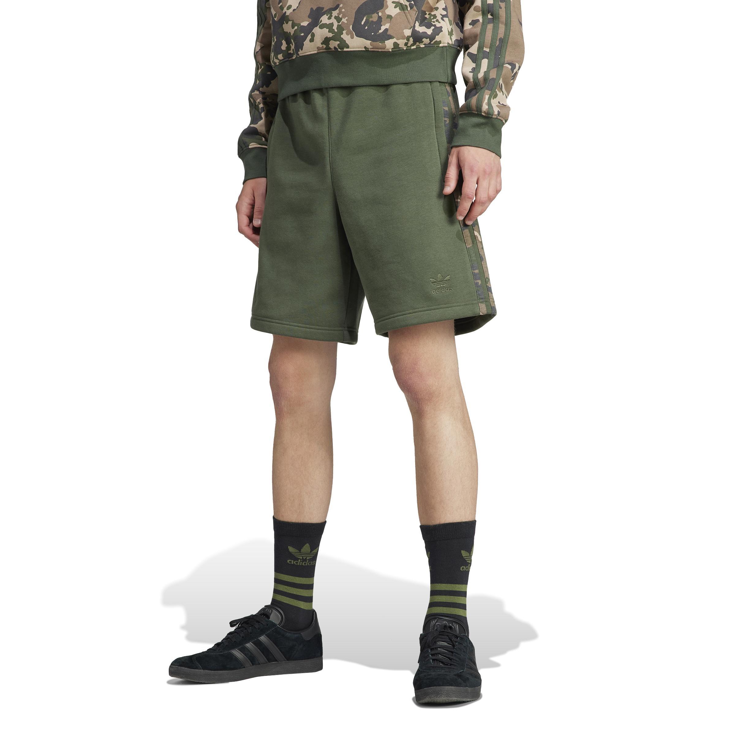 Graphics Camo Stripe Shorts, Green, , large image number 7