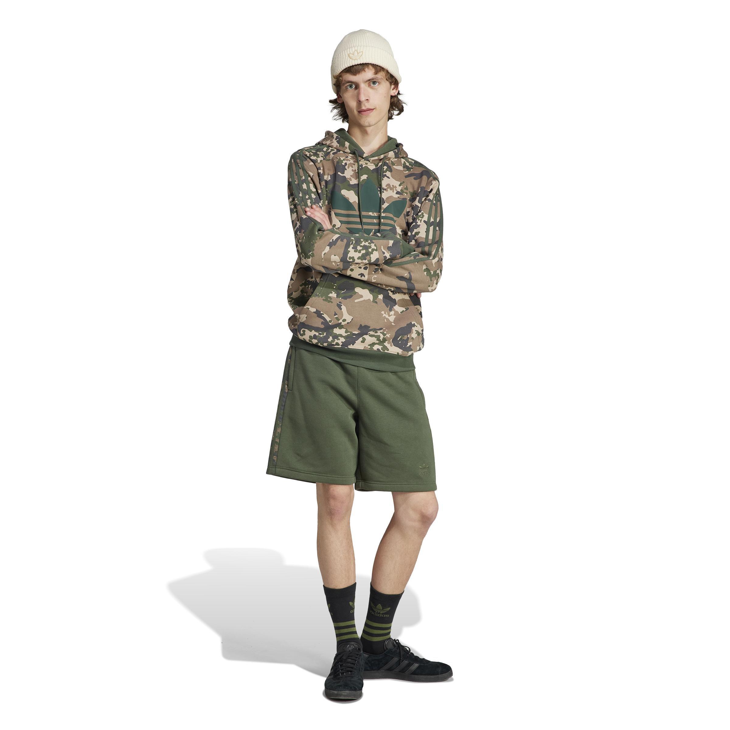 Graphics Camo Stripe Shorts, Green, , large image number 9