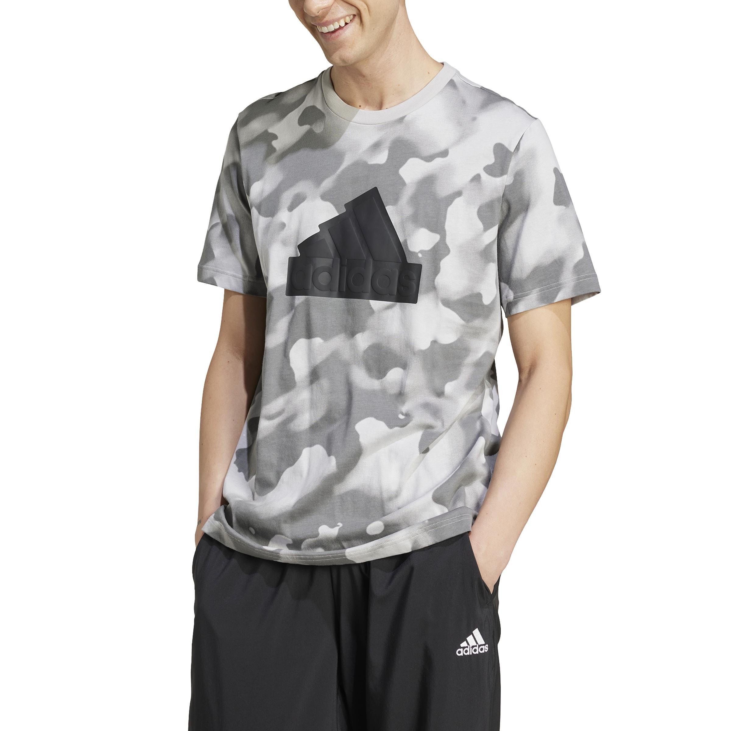 Future Icons Badge of Sport Allover Print T-Shirt, Multicolor, A901_ONE, large image number 2