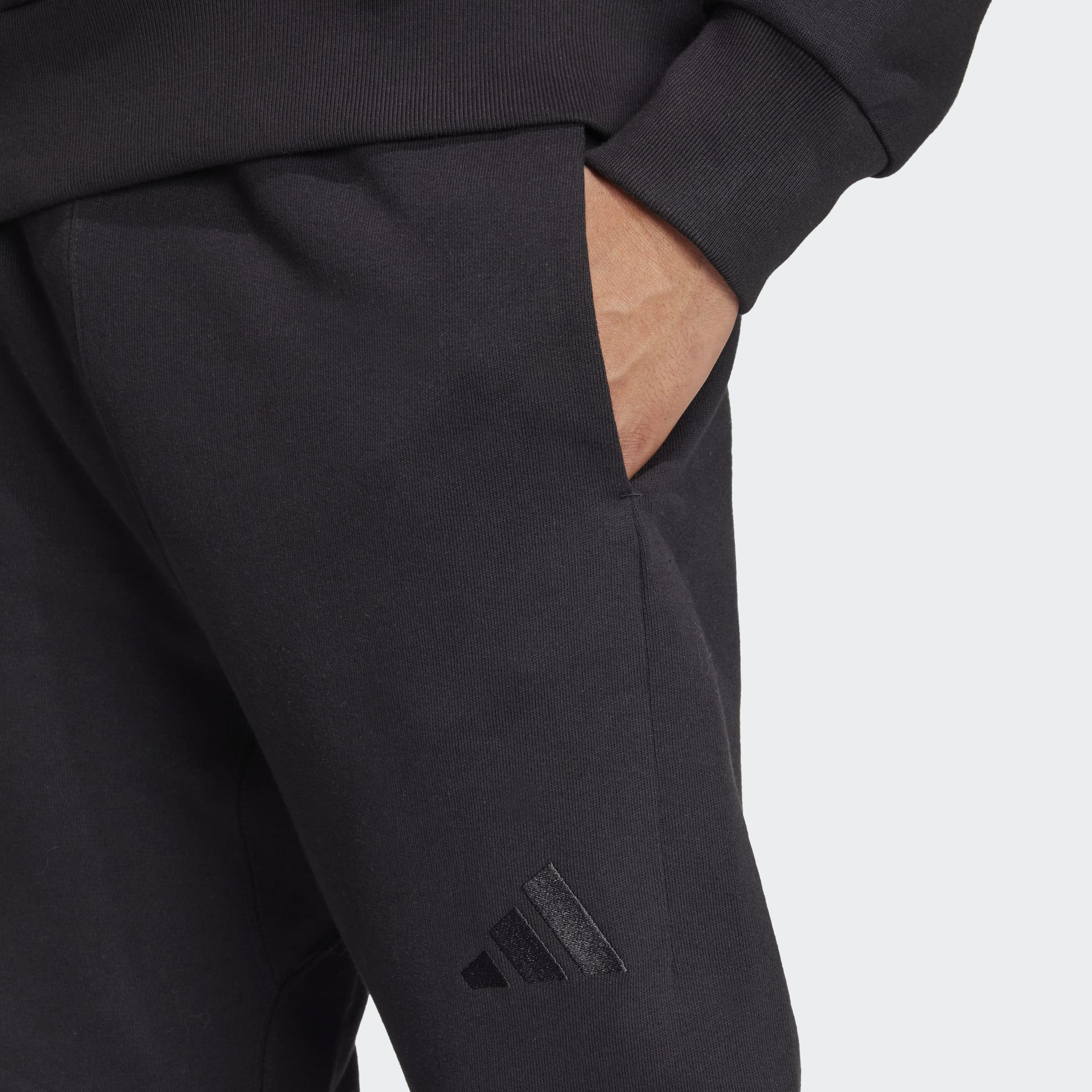 ALL SZN French Terry Regular Tapered Joggers, Black, A901_ONE, large image number 3