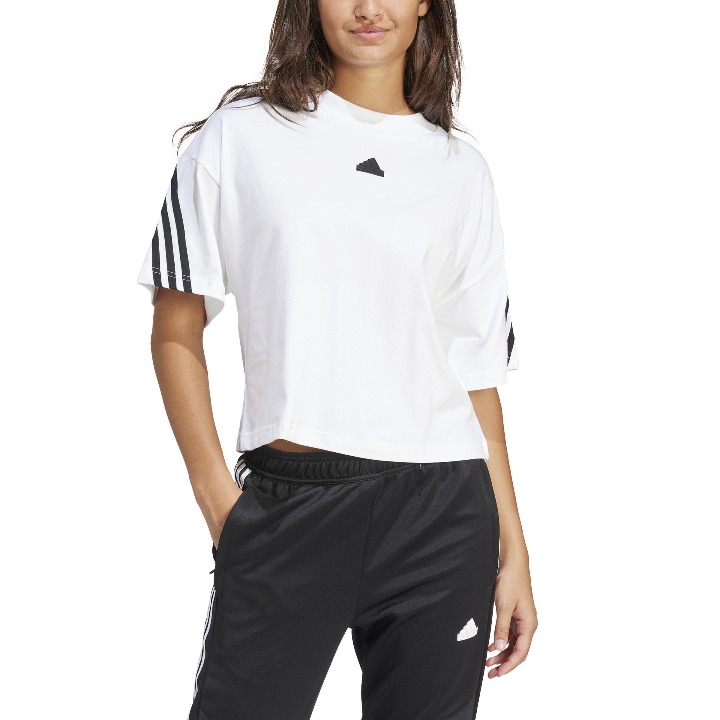 Future Icons 3-Stripes T-Shirt, White, A901_ONE, large image number 2